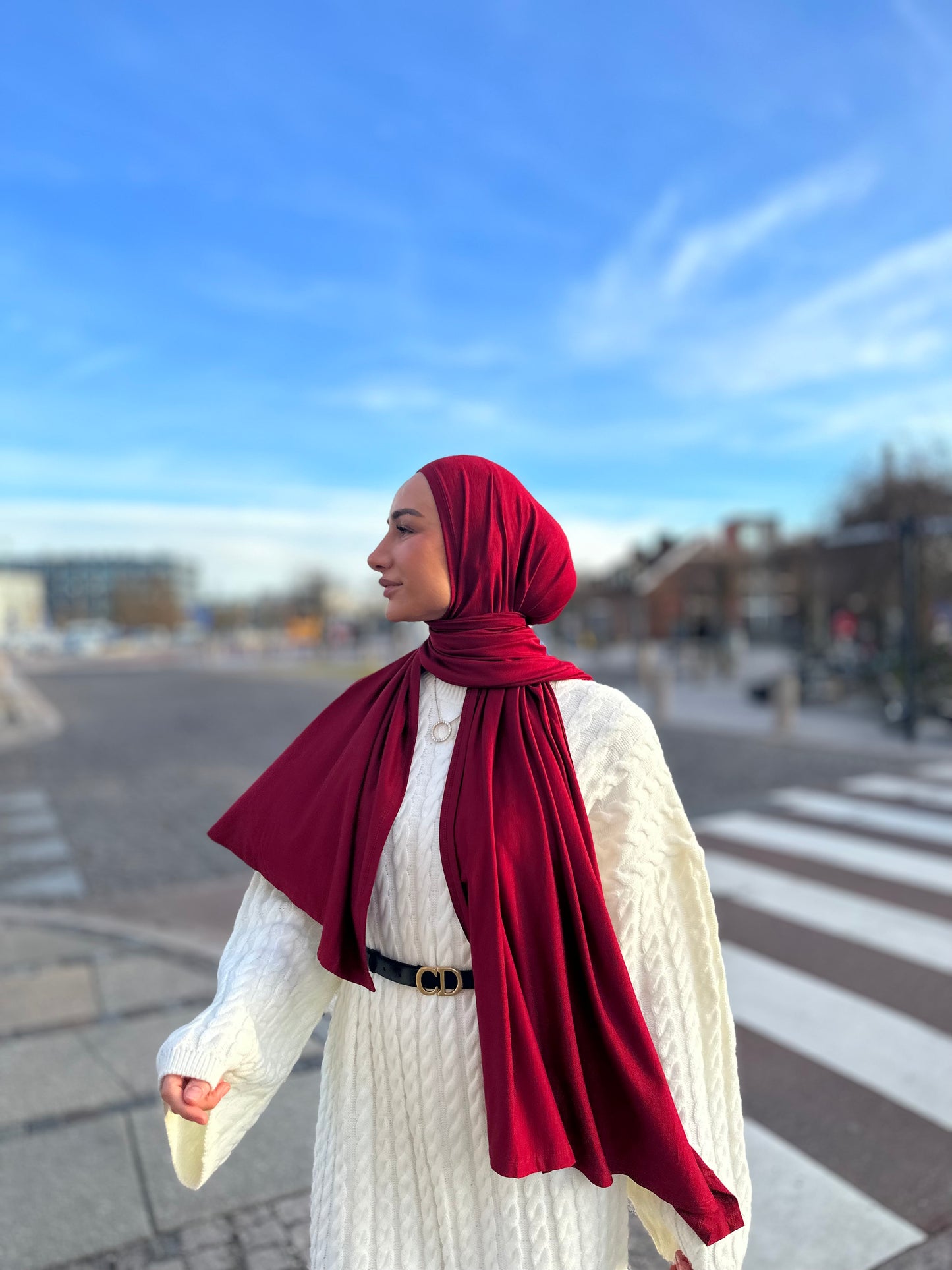 Premium Viskon Jersey - Kırmızı pl11