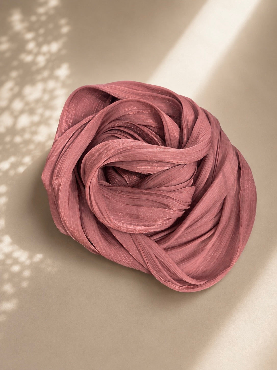 Shiny valentino chiffon - Old Rose sv24