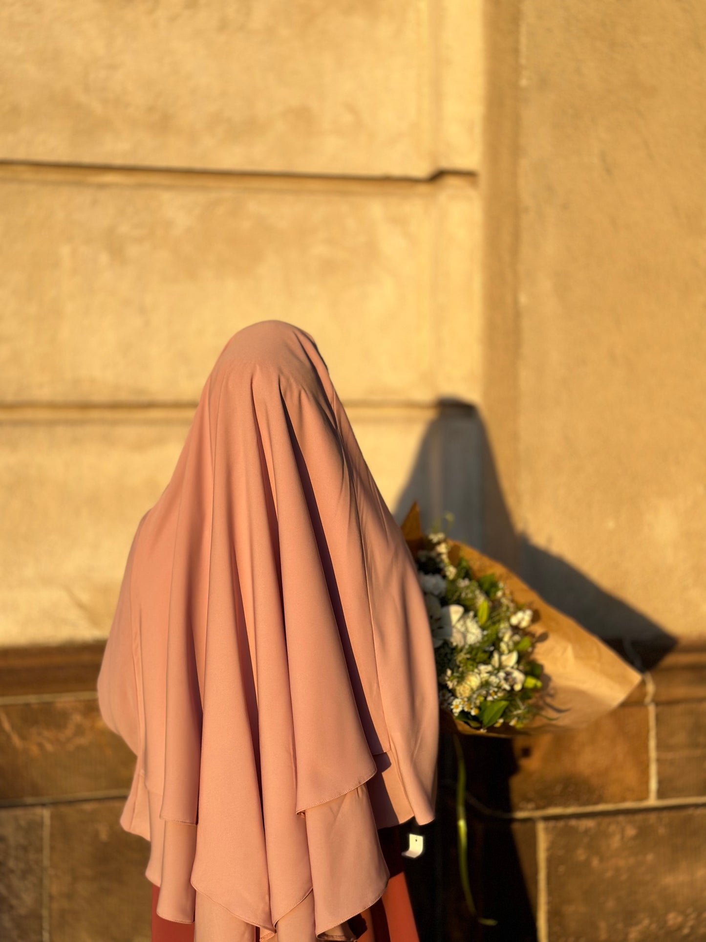 Lamer çift katlı khimar - Candy sm07