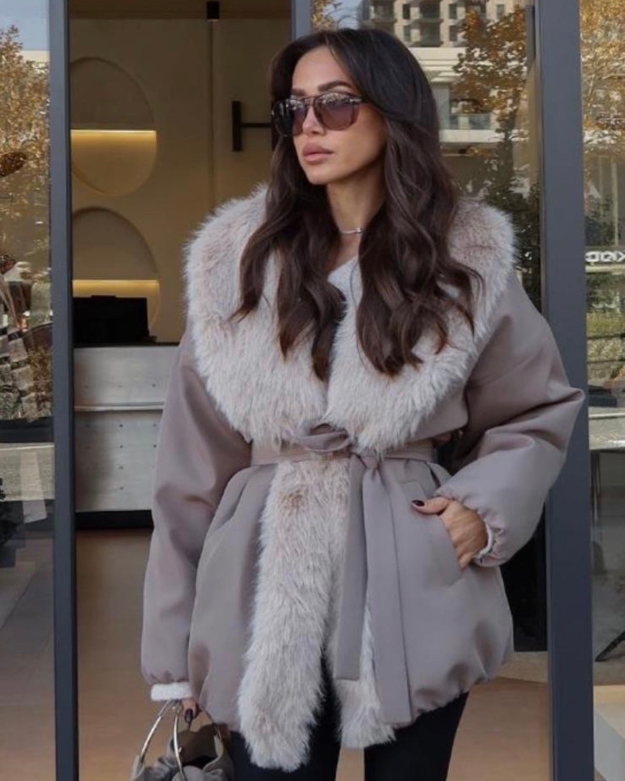 Soft Taupe Luxe Coat