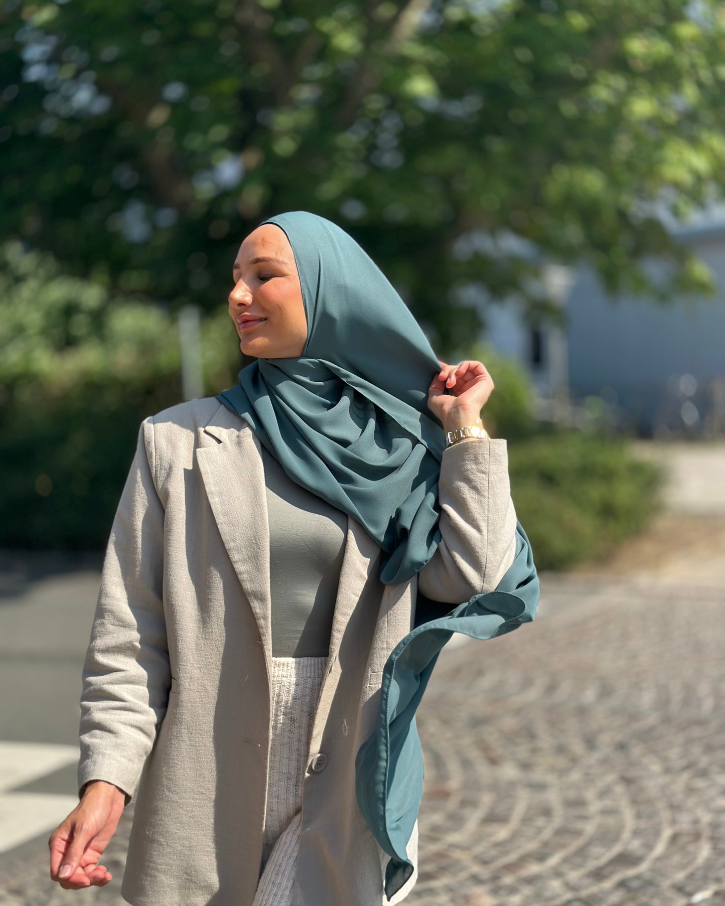 Lüks şifon tesettür - L119