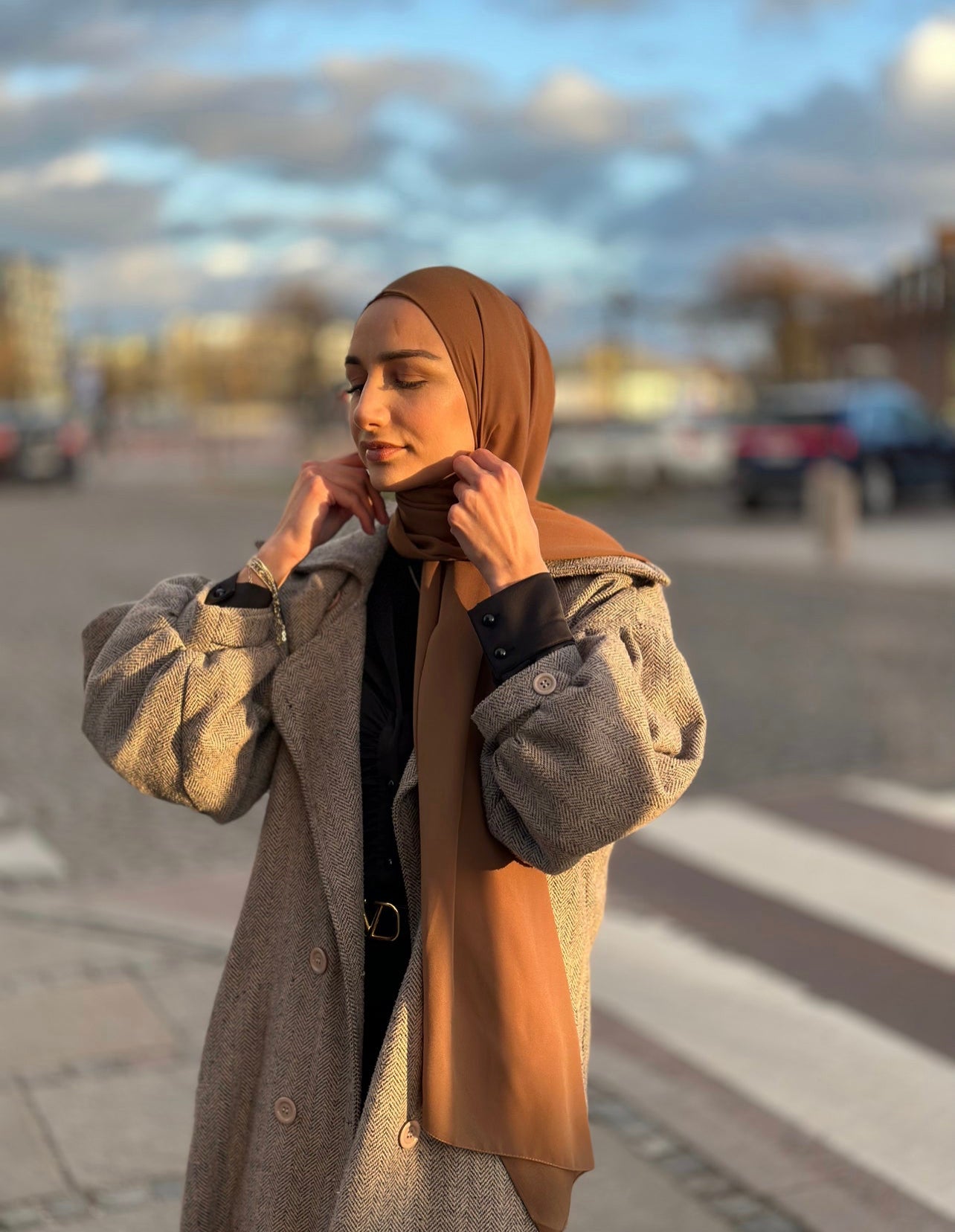 Classic chiffon - Waxy Chocolate C217