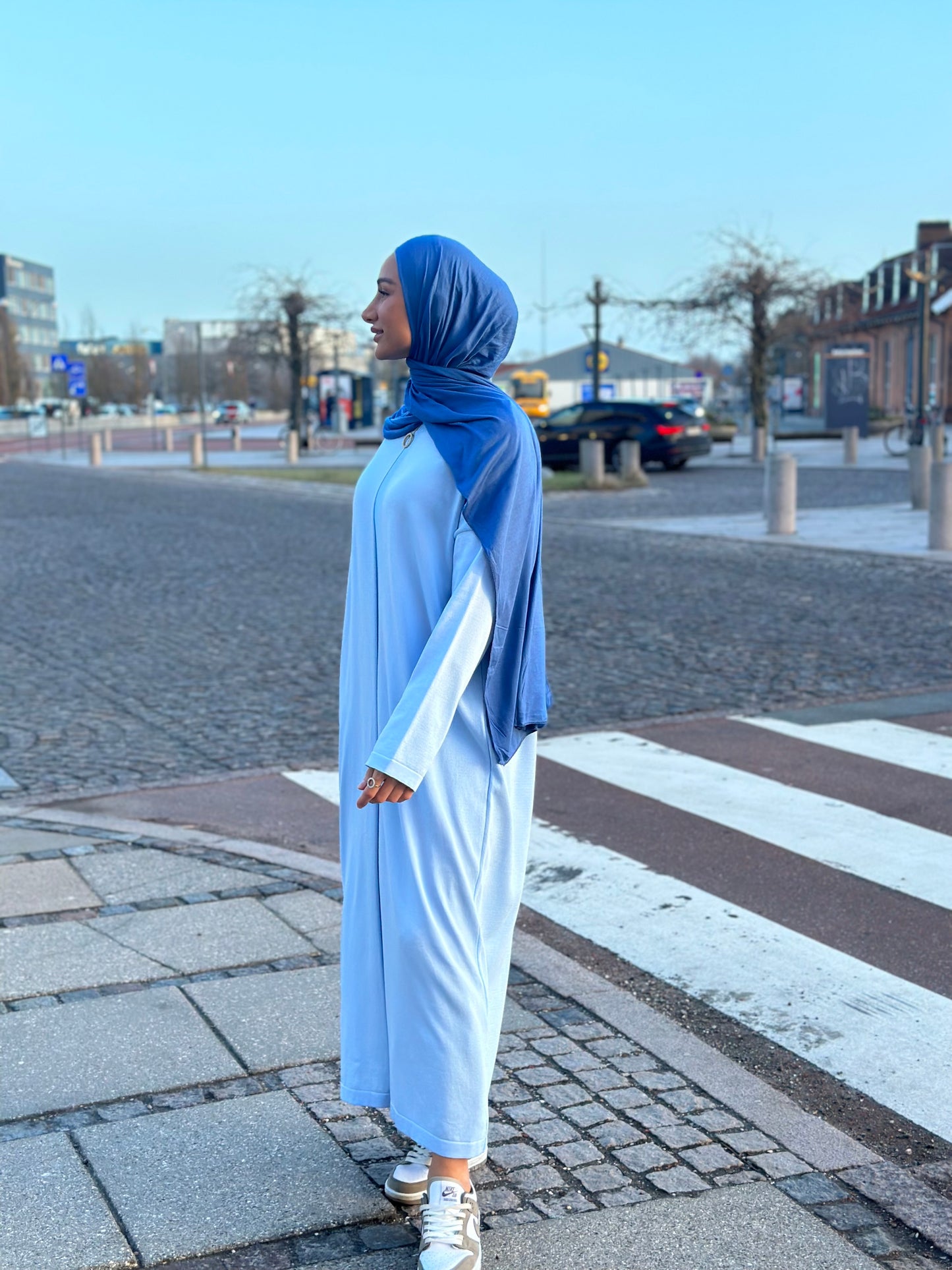 Elen Knitted dress - Baby Blue