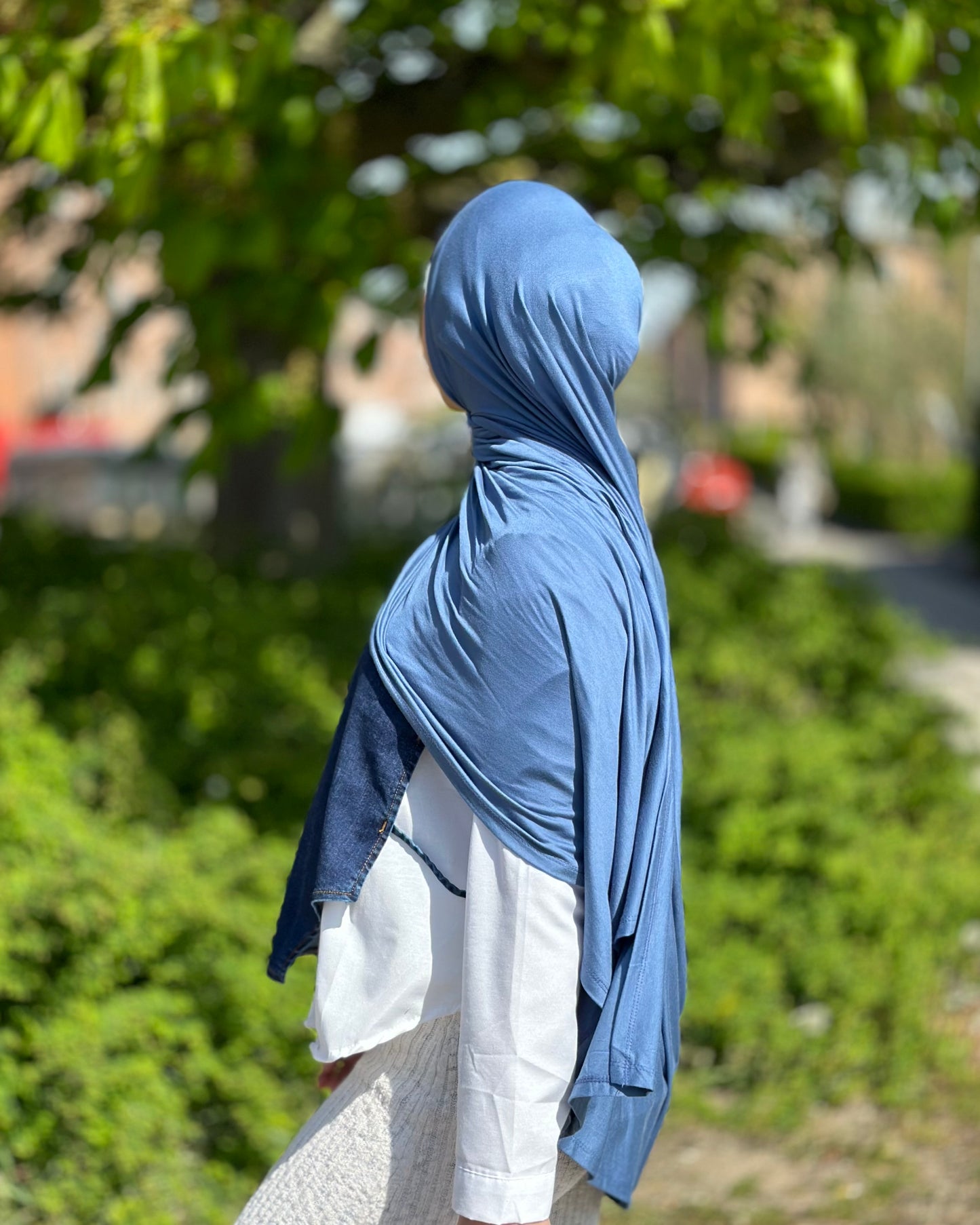 Premium Viscose Jersey - Denim blue Pl13