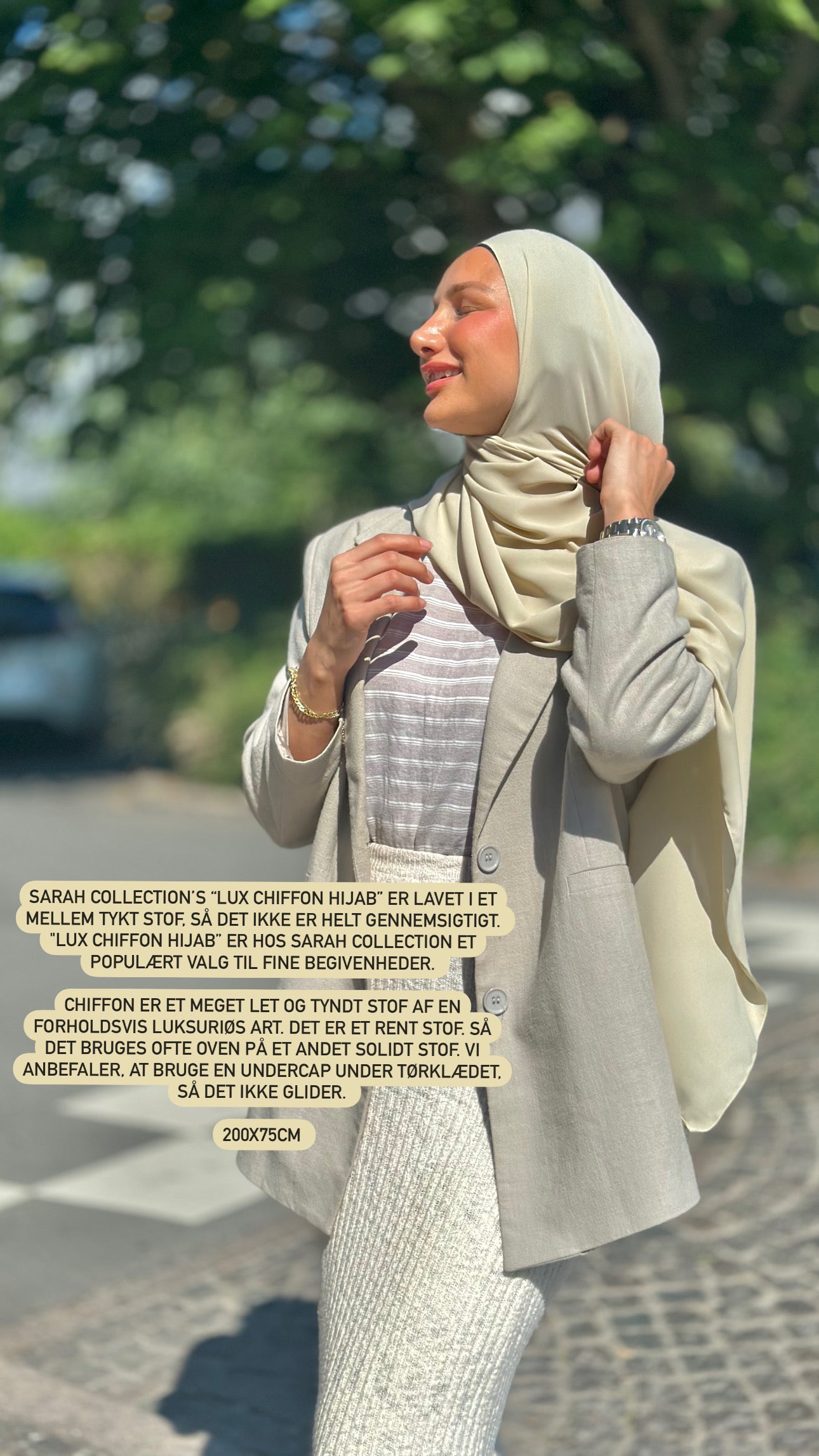 Lüks şifon tesettür - L110