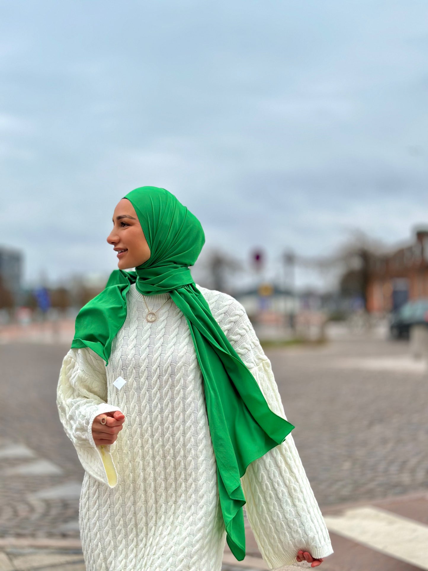 Bambus Jersey - Parakeet green fa06