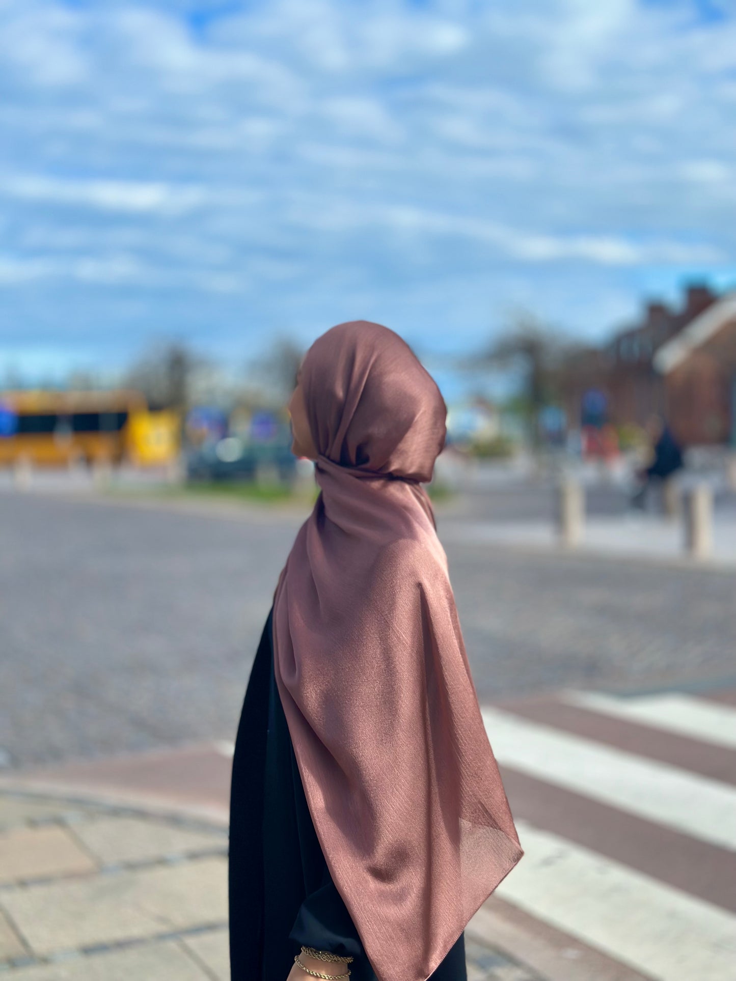 Shiny Silk Hijab - 15