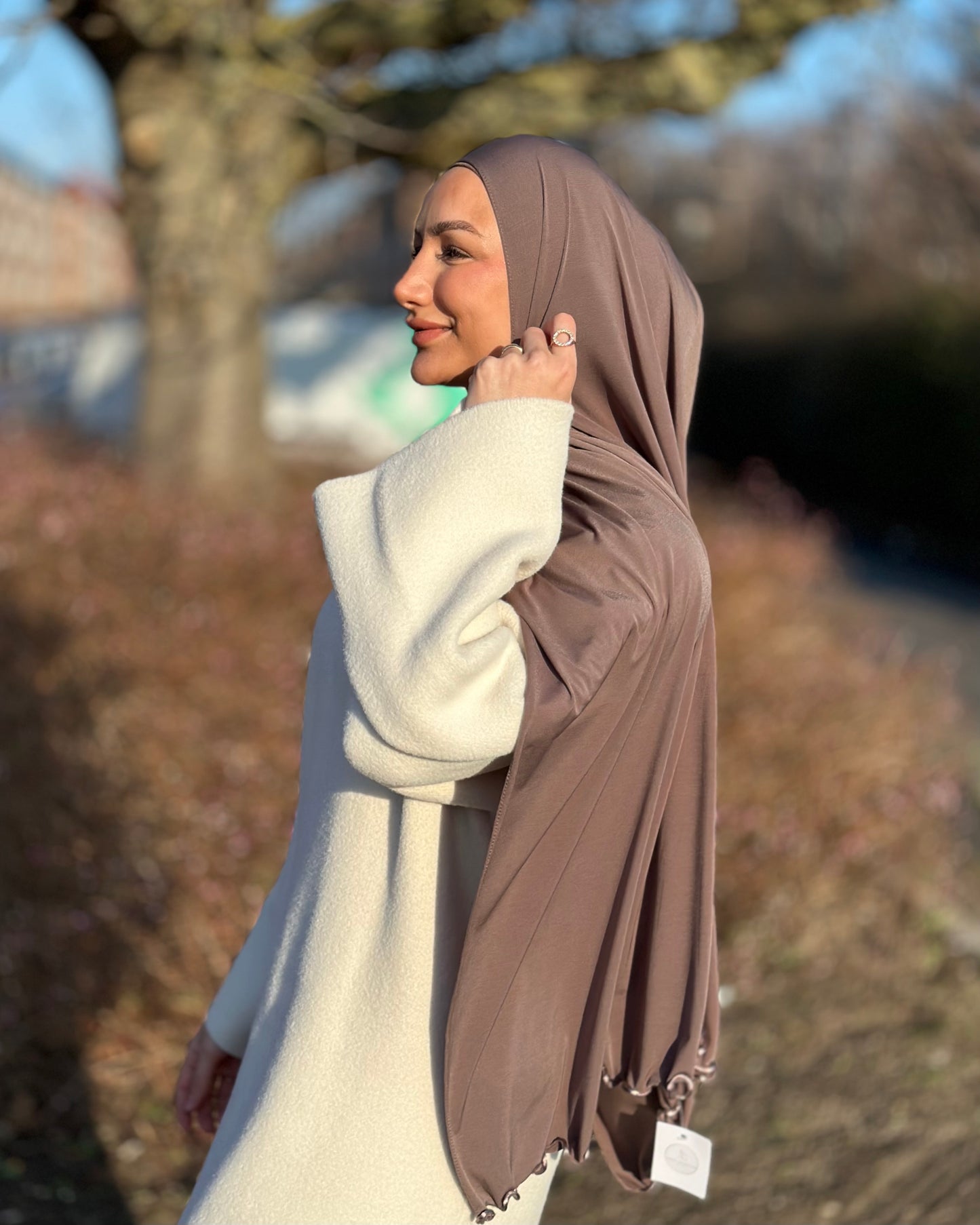 Floy Lycra Hicab - Frost Kestane FL06