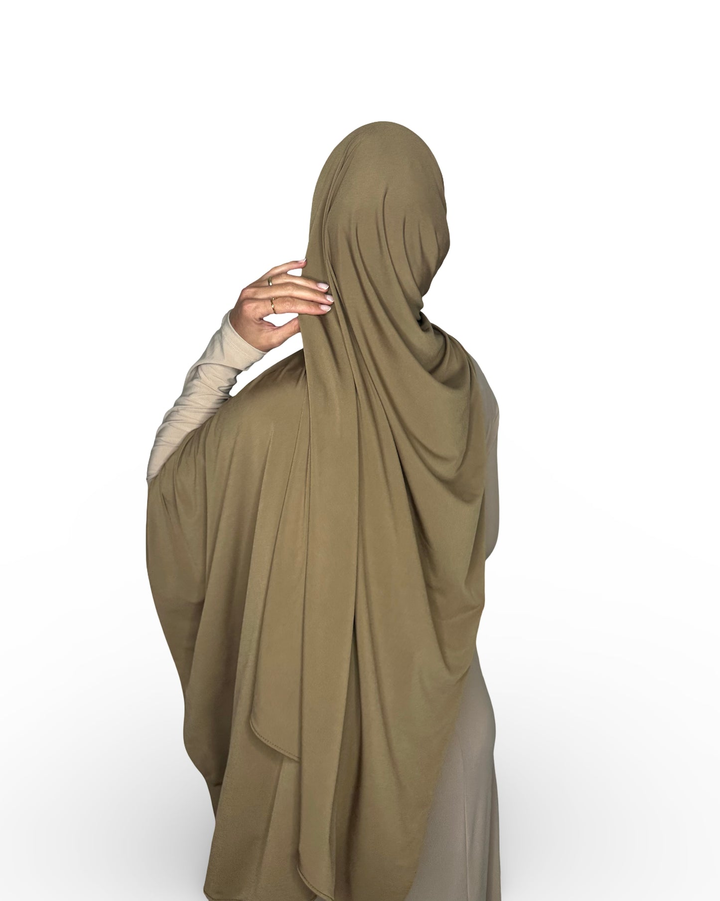 Liquid Hijab - khaki - Lh 35