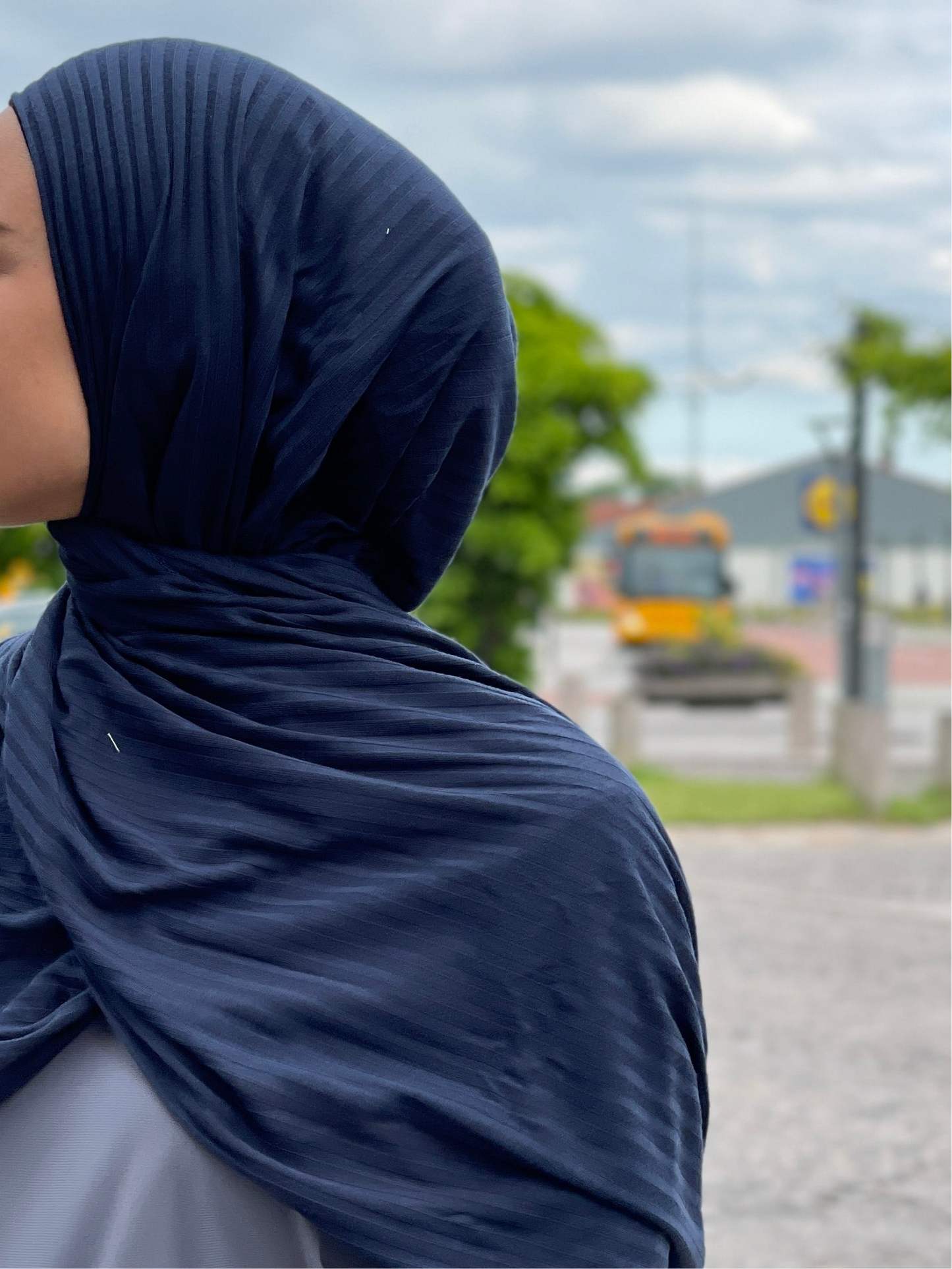 Ribanalı Jersey Tesettür - R05