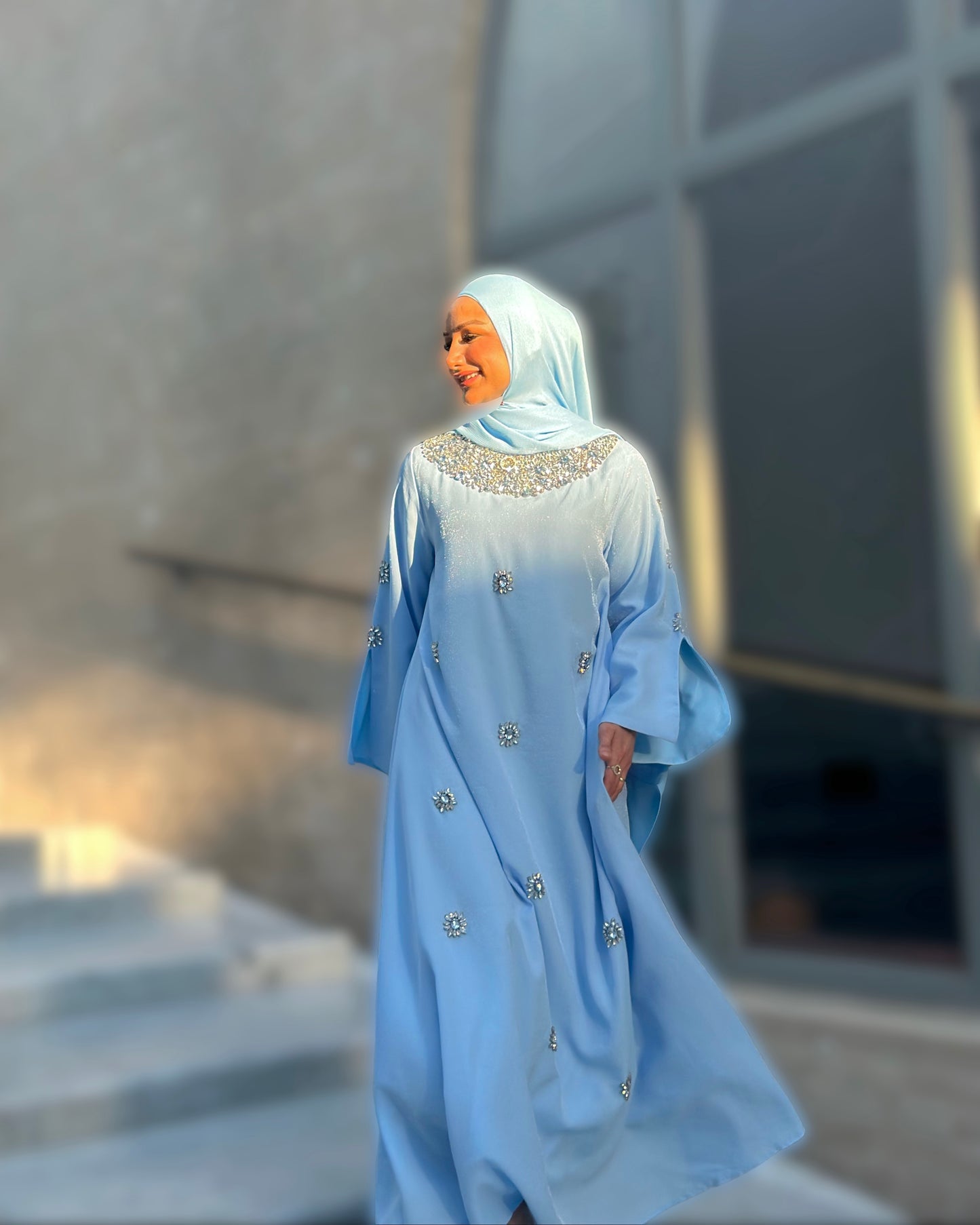 Crystal Luxe dress - Cotton candy