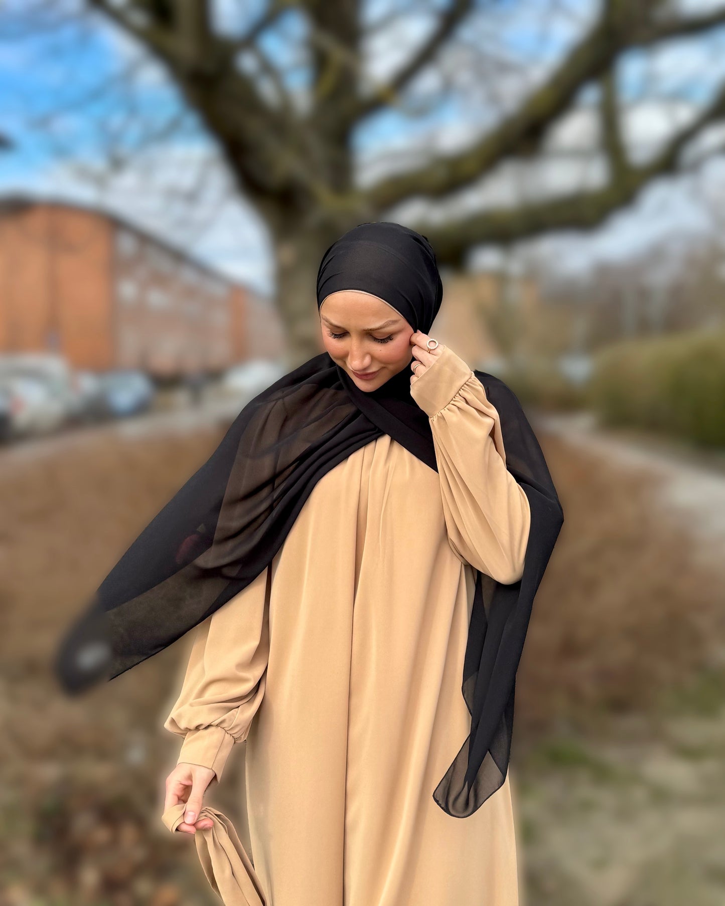 Classic chiffon - Black