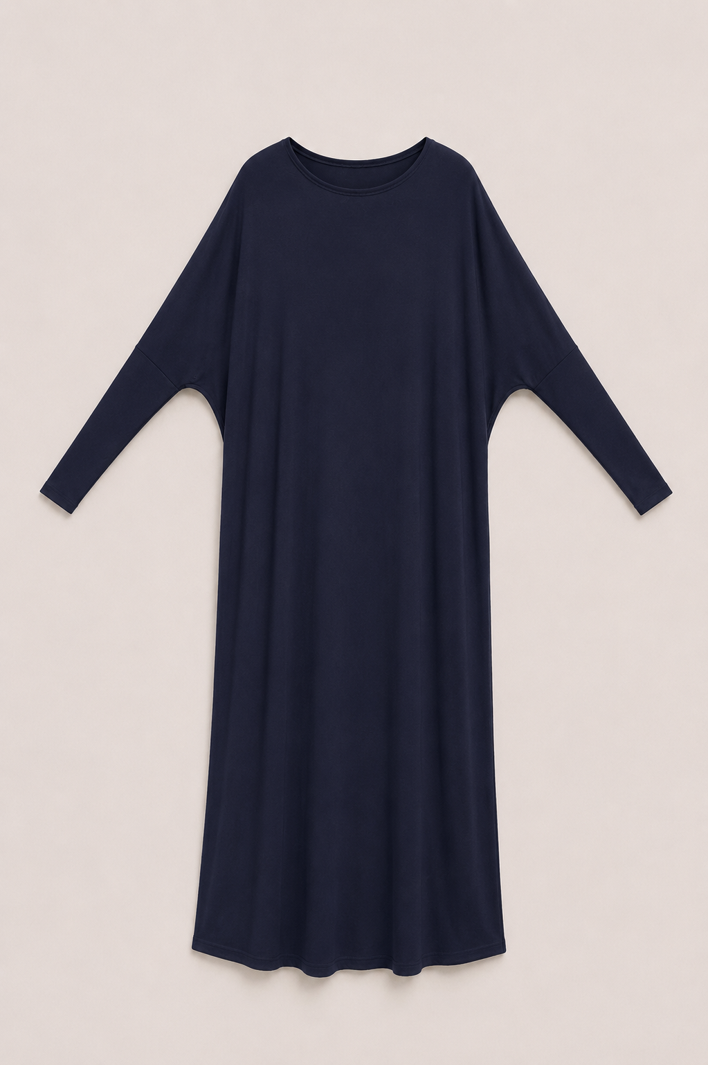 Butterfly Viscose Abaya - Navy