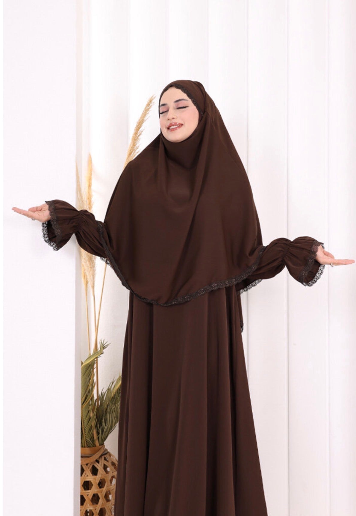 Elegant Caped Dress