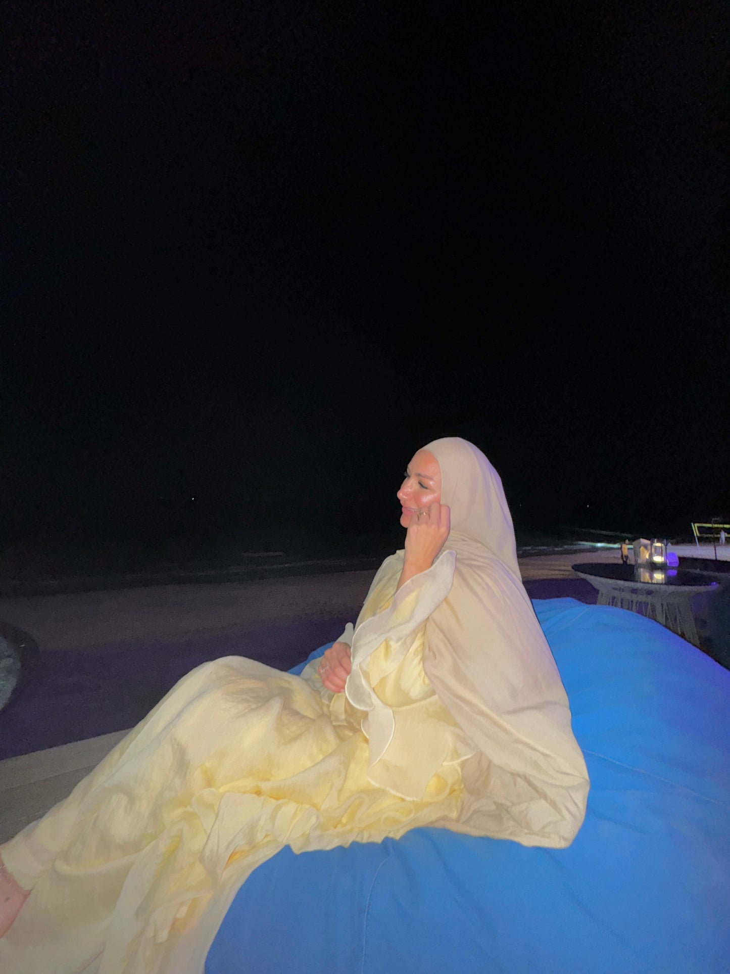 Premium modal Hijab - sand pm03