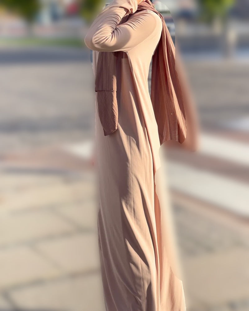 Basic Abaya - Sütlü Kahve