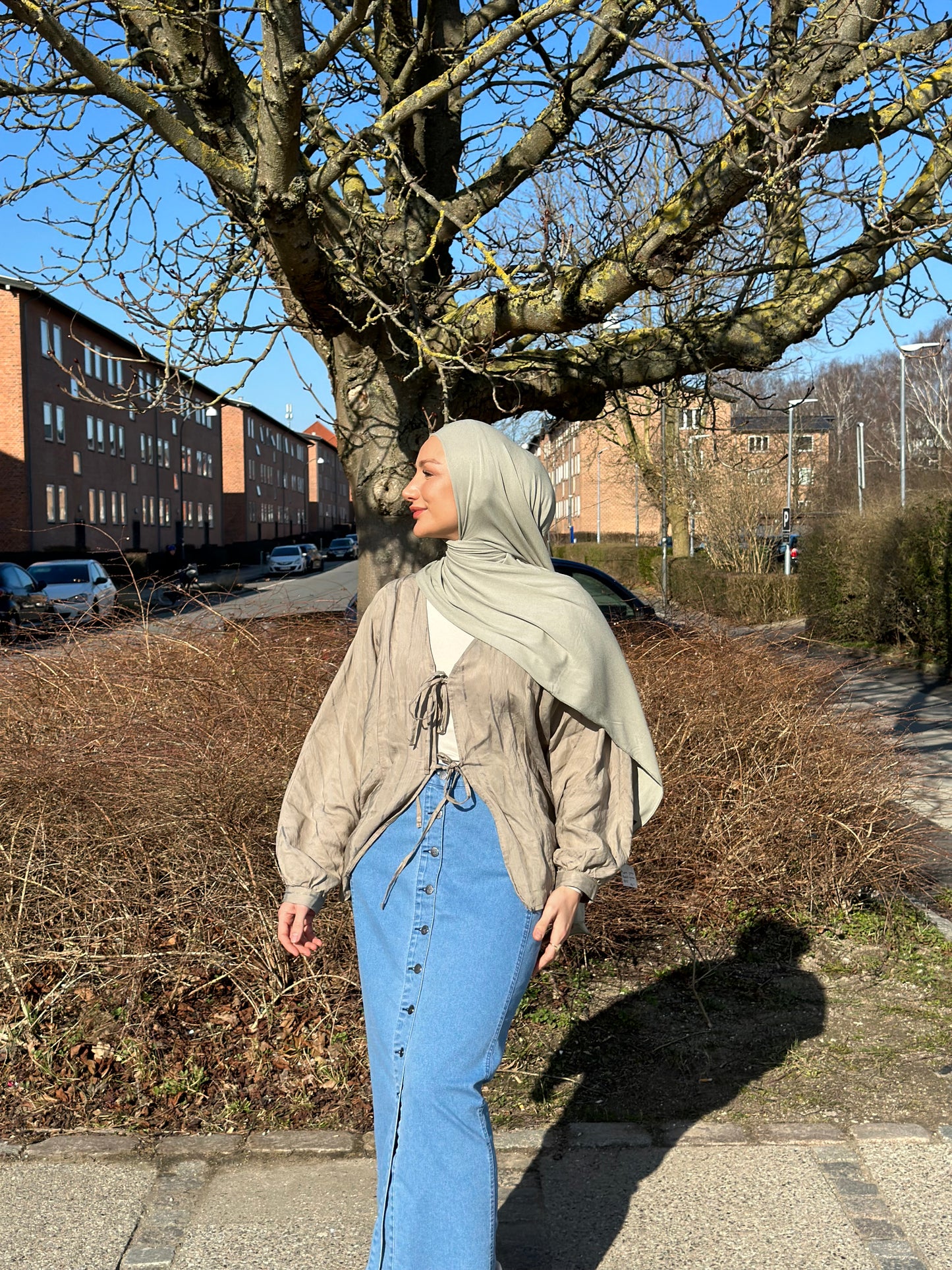 Aya denim skirt - light blue