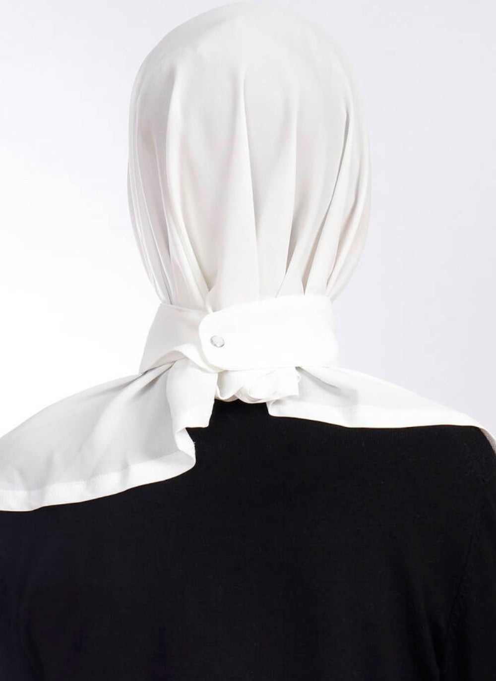 Clip-On Hijab - Milk white NL03