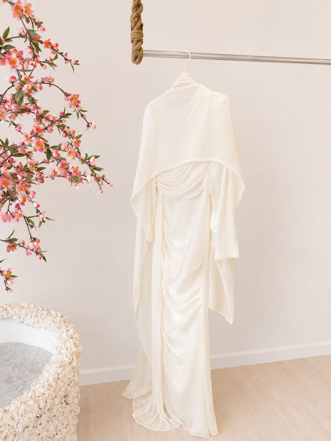 Gleaming dress - Cream