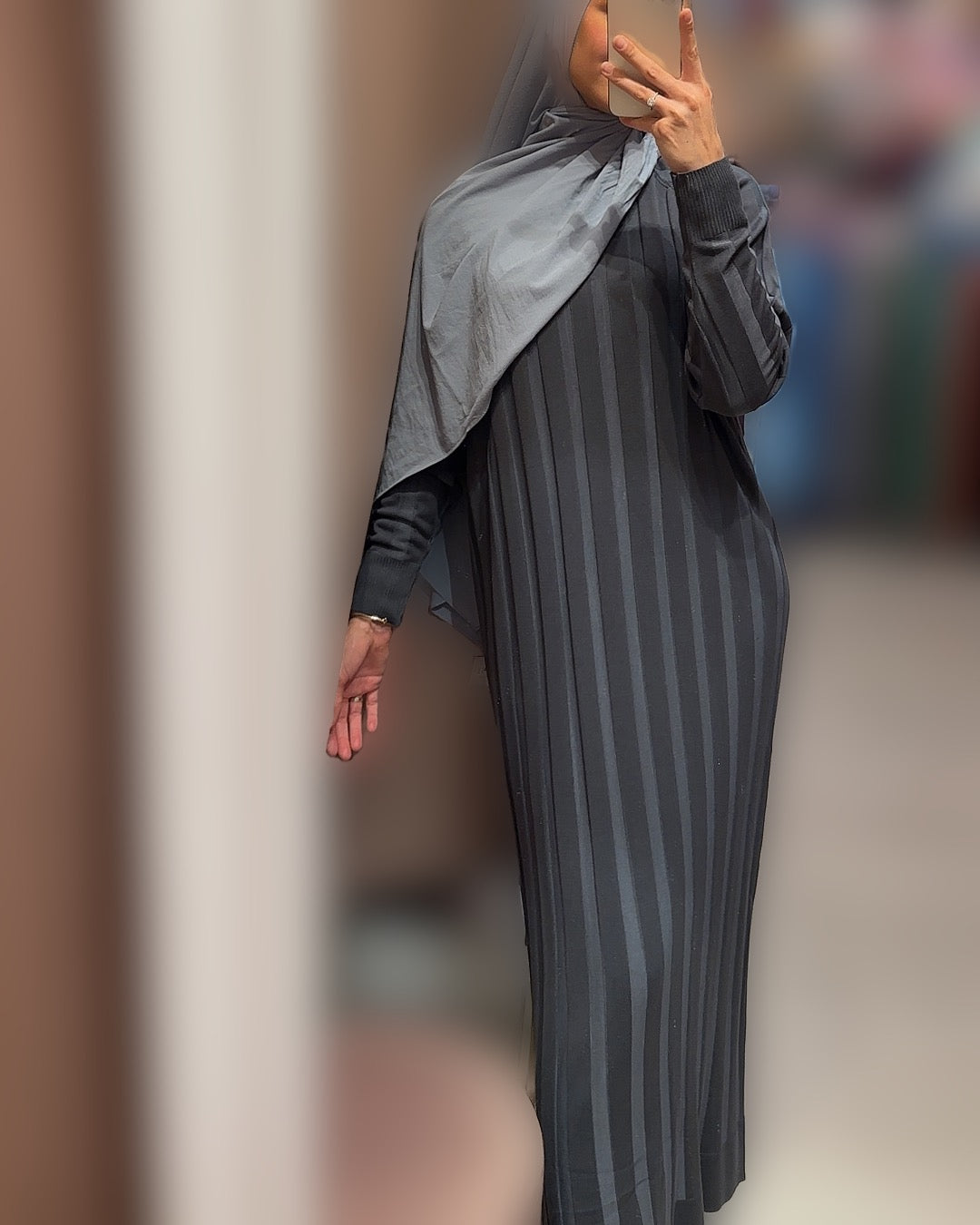 Anaya elbise - yoğun Gri