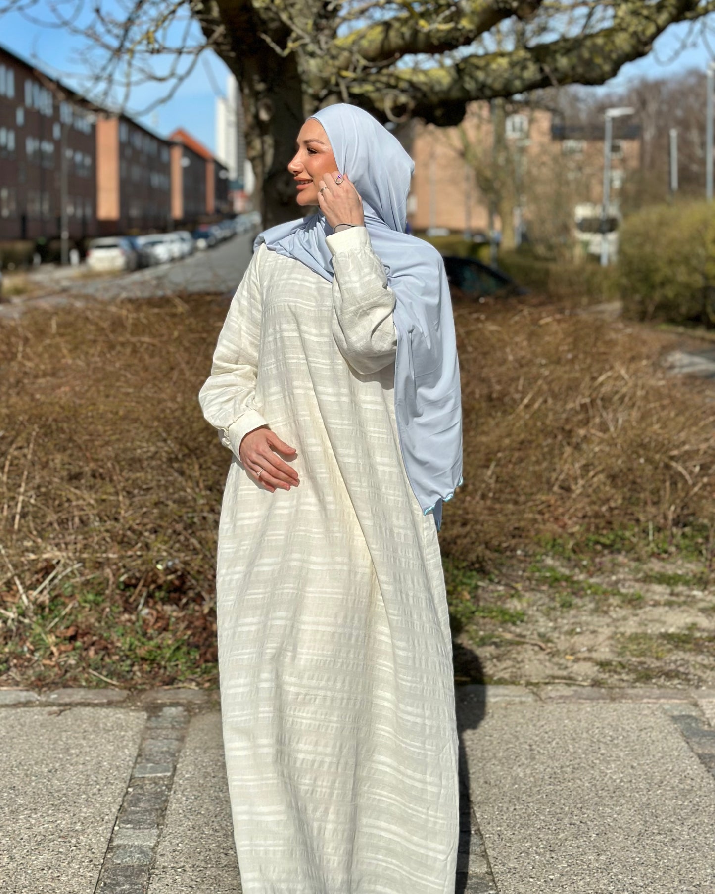 Grace Abaya - Ivory Glow