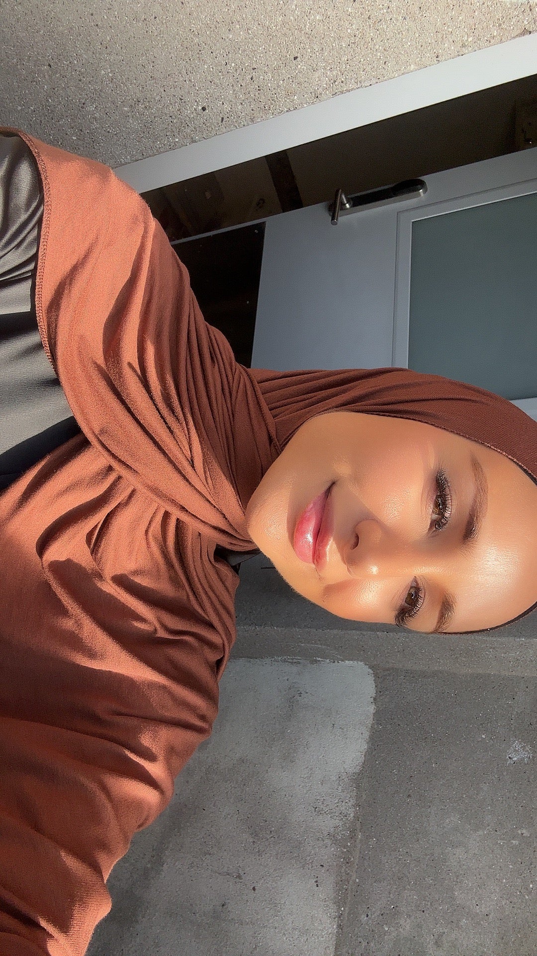 Düz Jersey Tesettür - Brownie B135