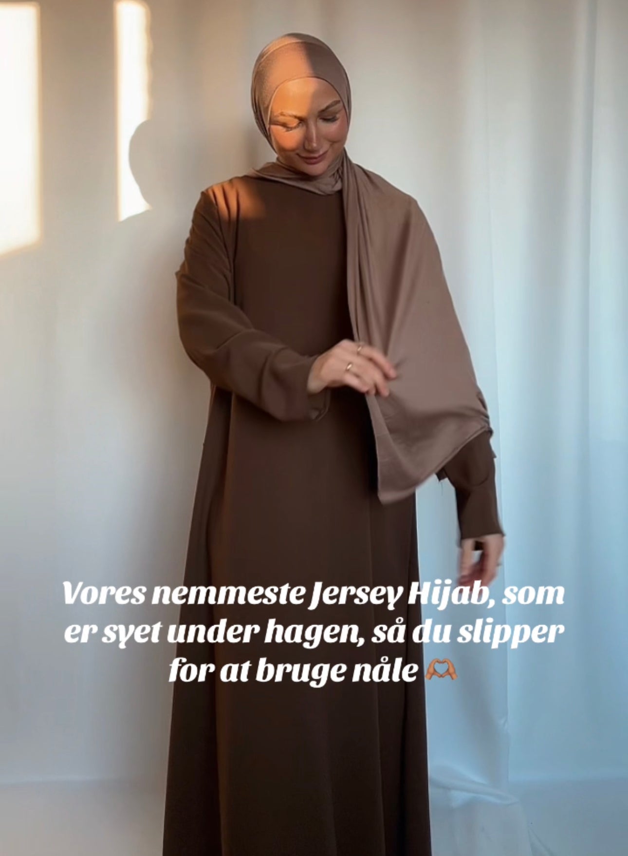 Luxury Abaya - dark brown