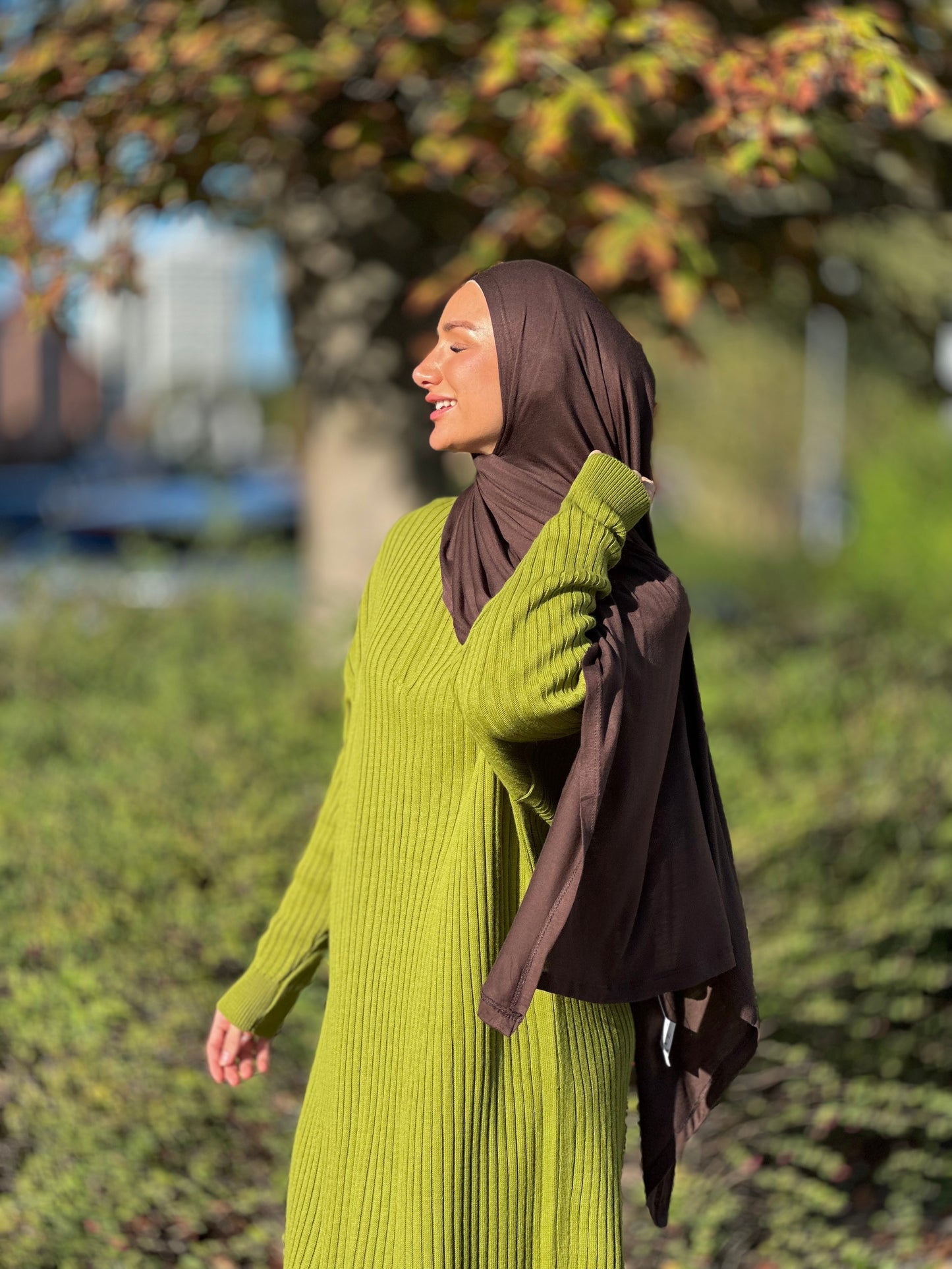 İnce Jersey Tesettür - espresso Tb41.1