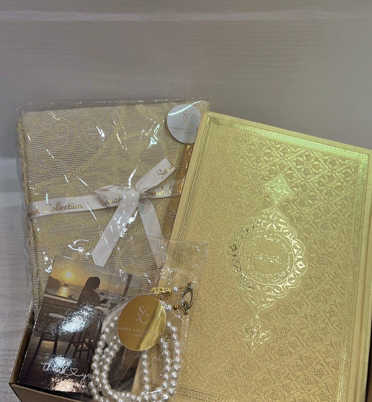 Gold gift box