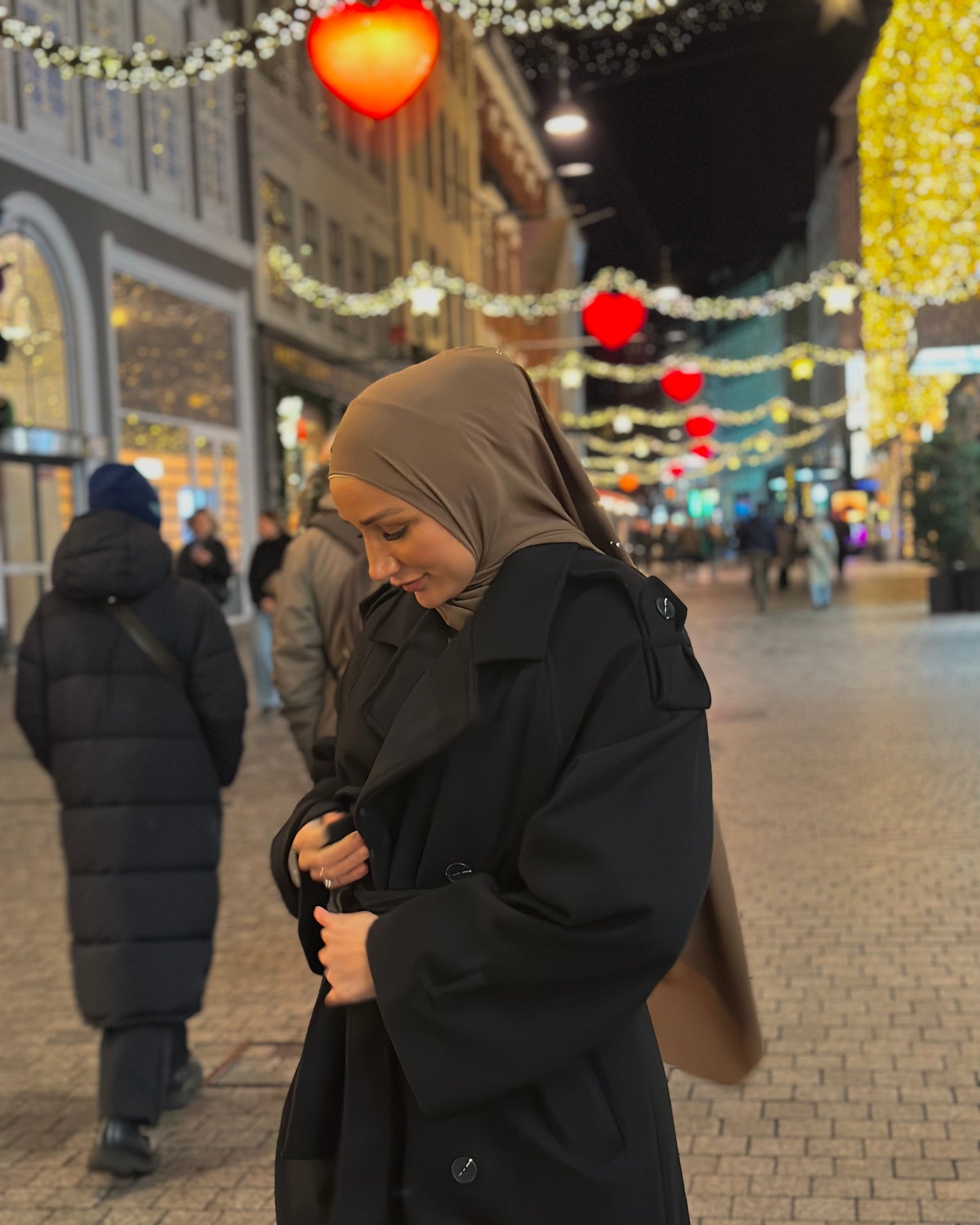 Bambus Jersey - Walnut fa45