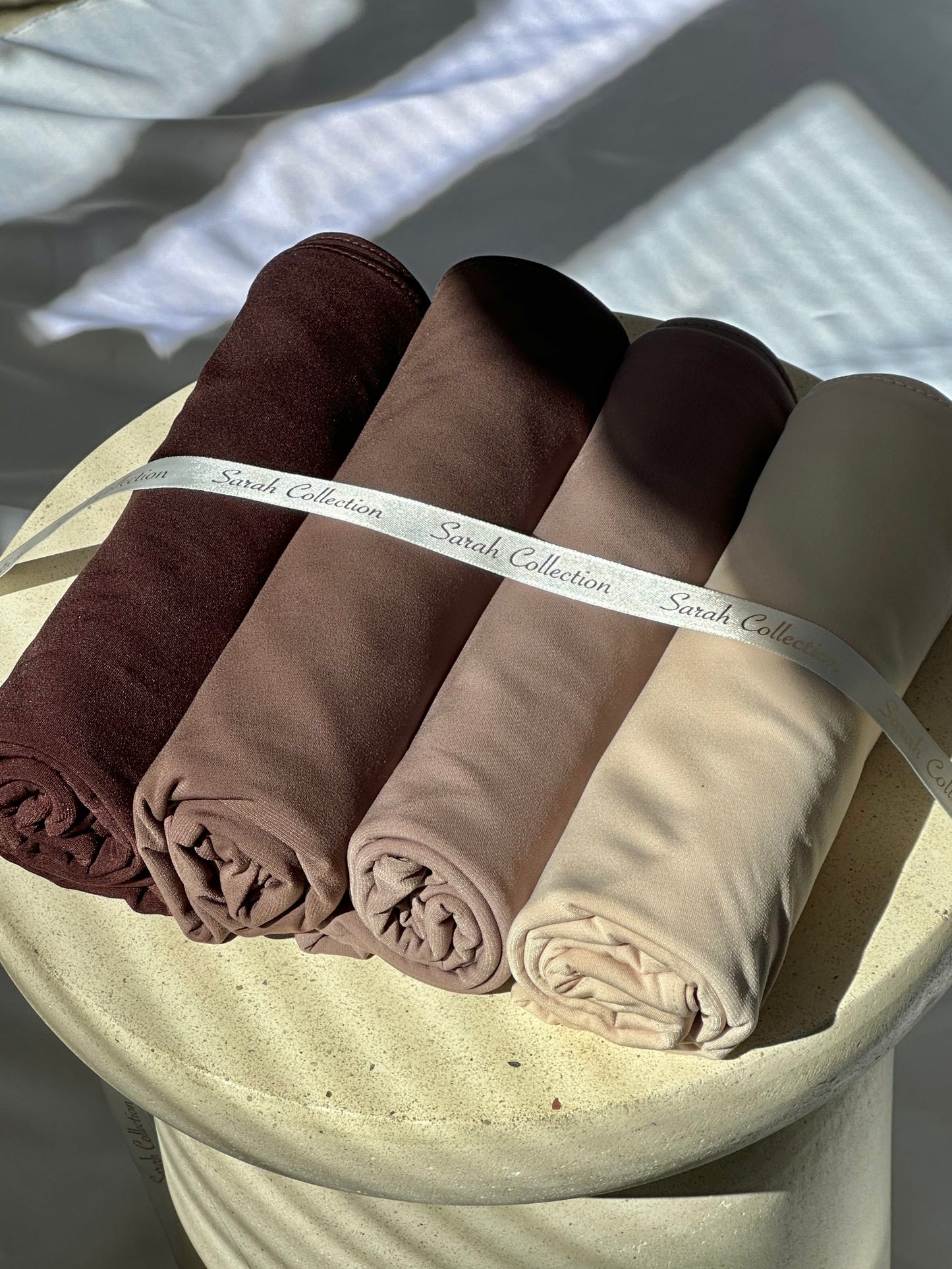 Neutral combo Liquid Hijab