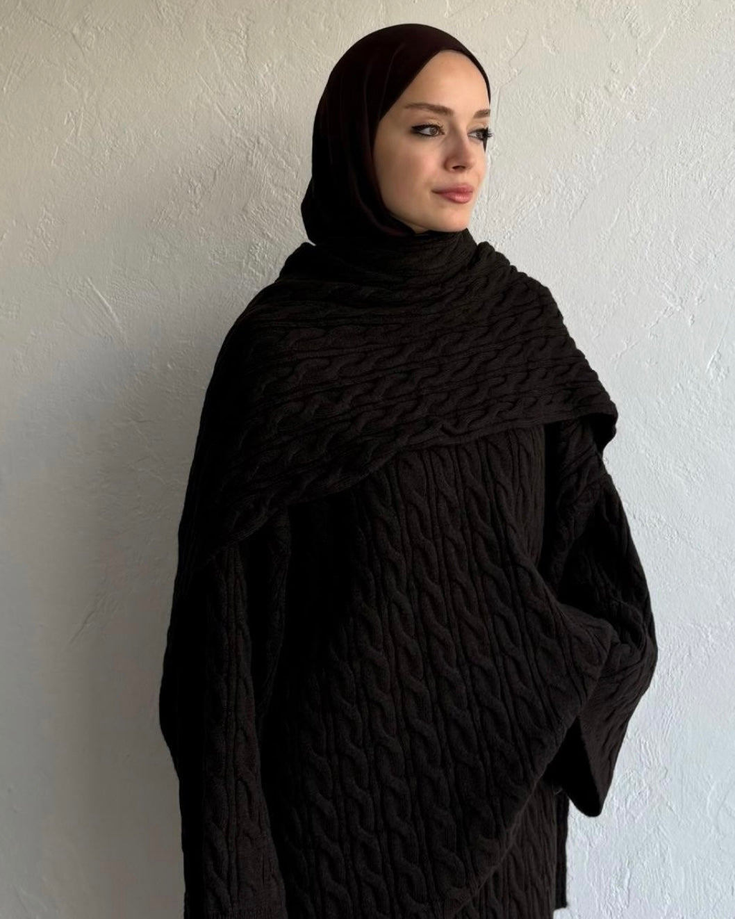 Premium 3-piece kabel set - espresso