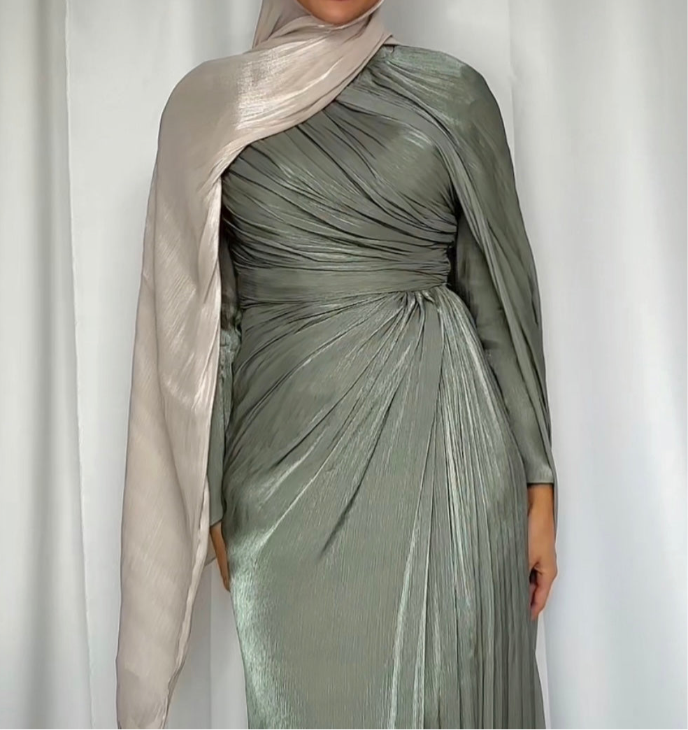 Shiny valentino chiffon - Champagne Sv19