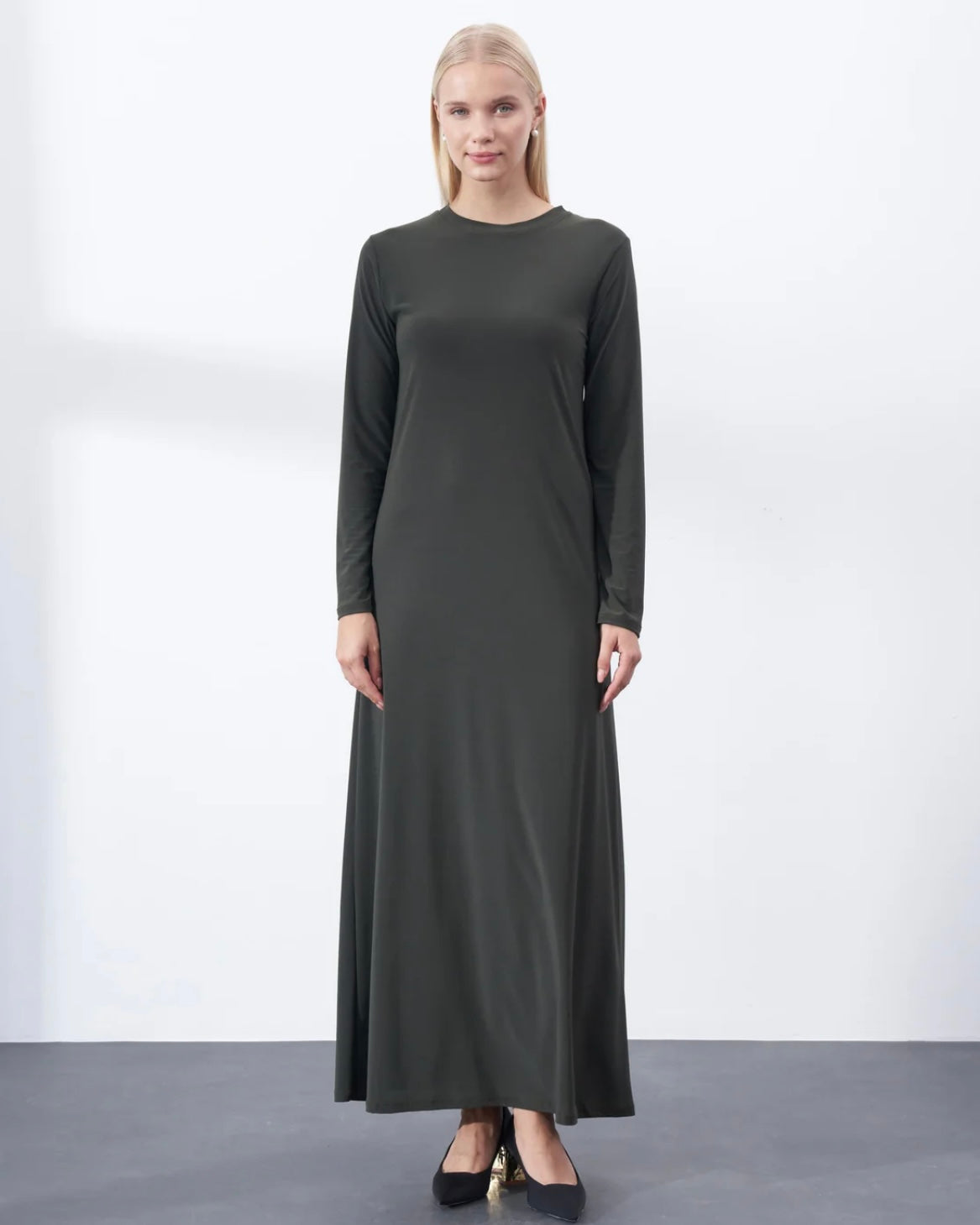 Basic Abaya - Dark grey