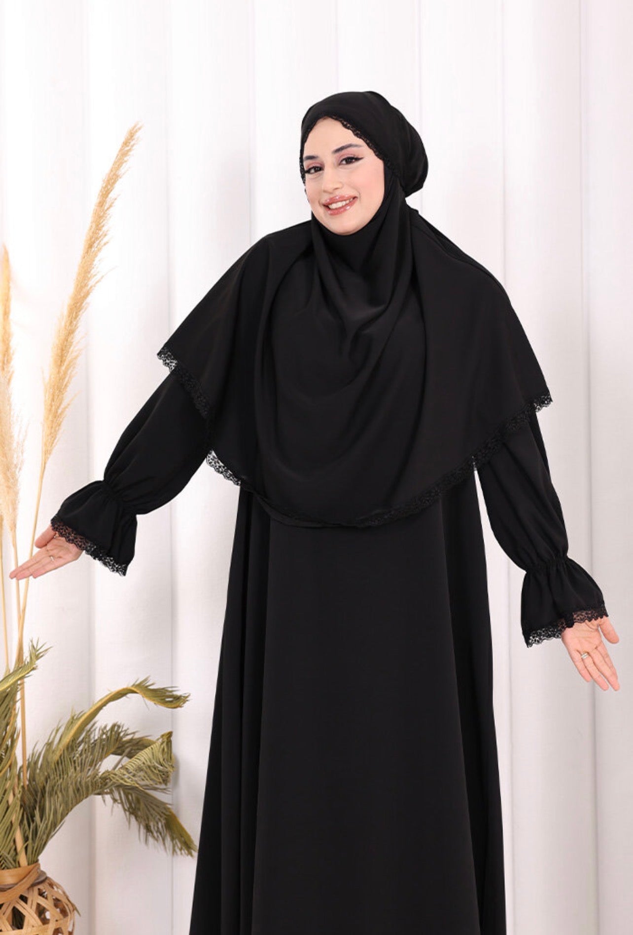 Elegant Caped Dress