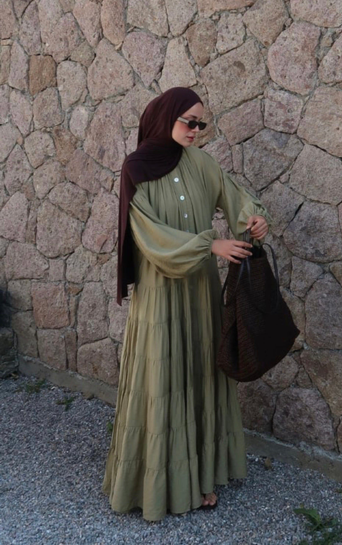 Liyana dress - Pistachio