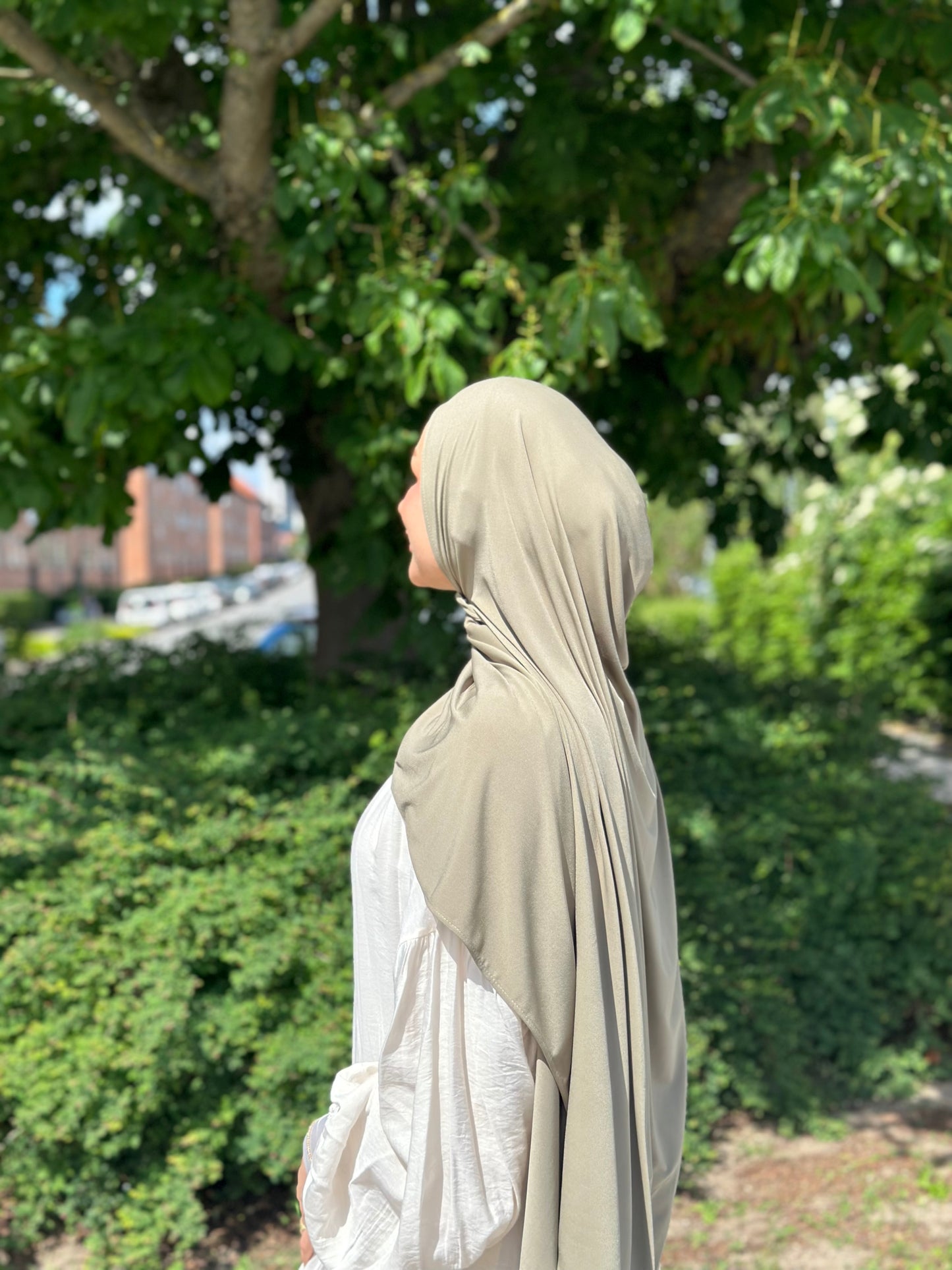 Liquid Hijab - Olive - Lh14