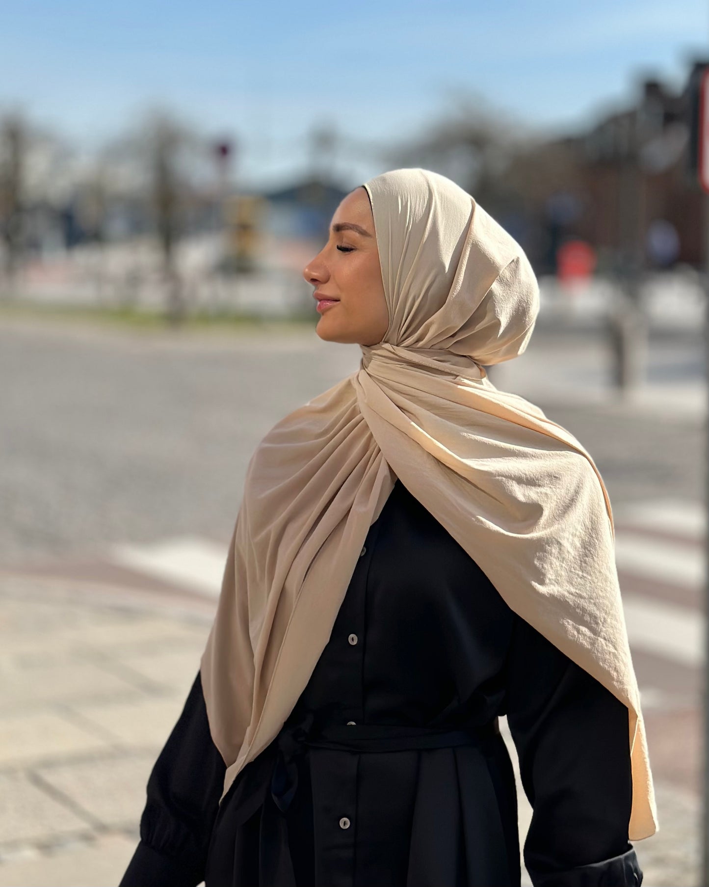 Bambus Jersey - creamy puff Fa26