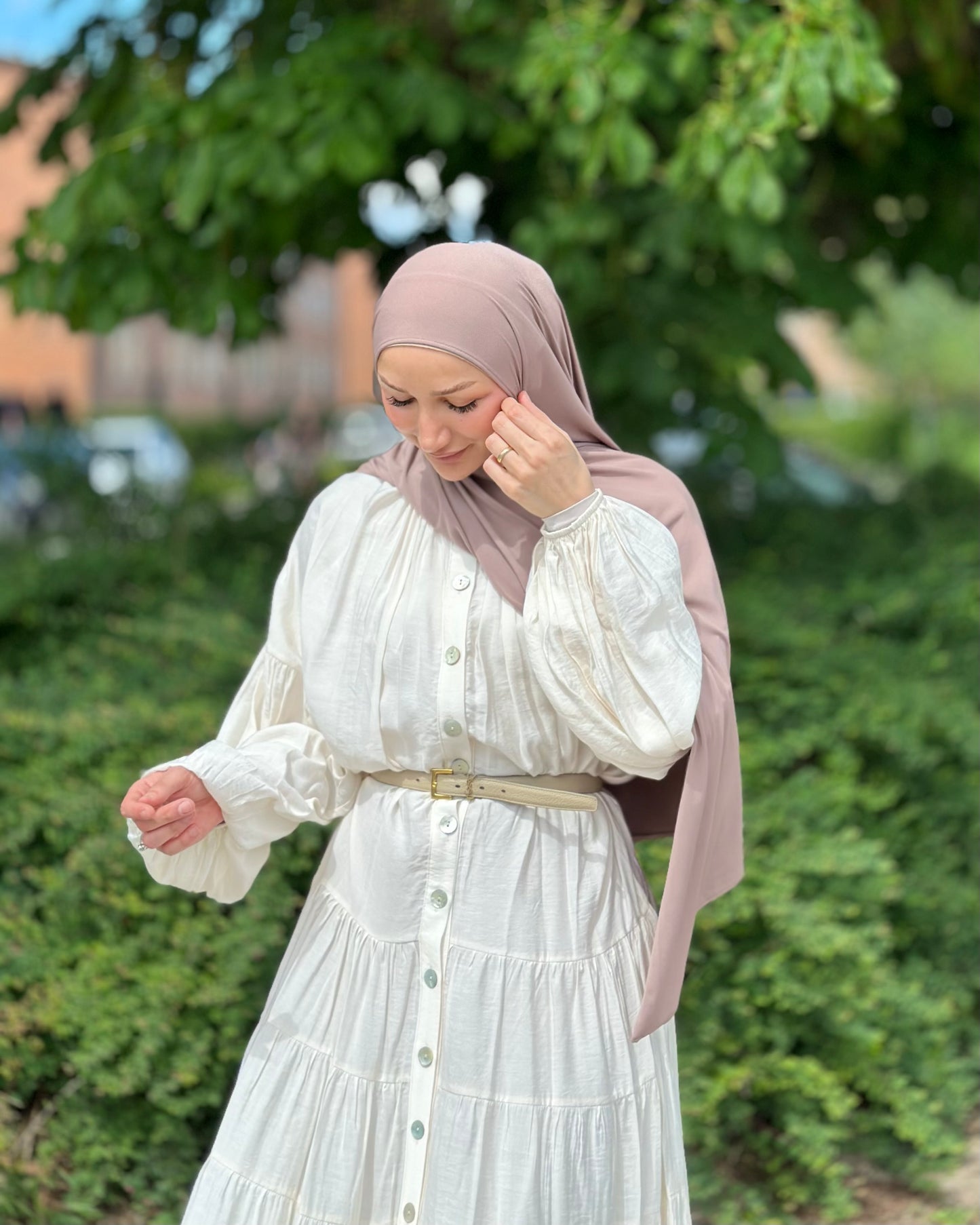 Liquid Hijab - Mocha - Lh05