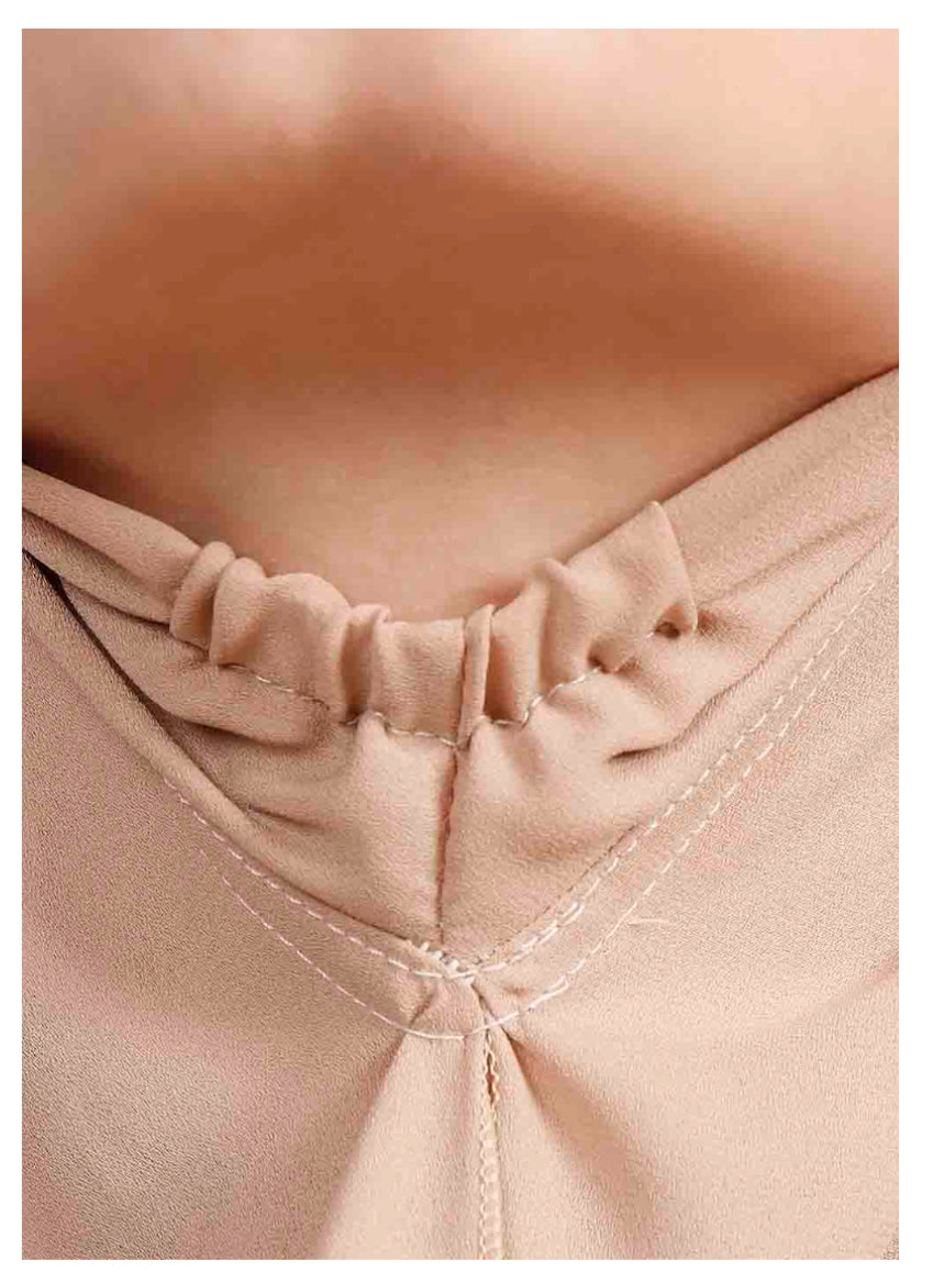 Rüya Şifon Tesettür - Altın dr02