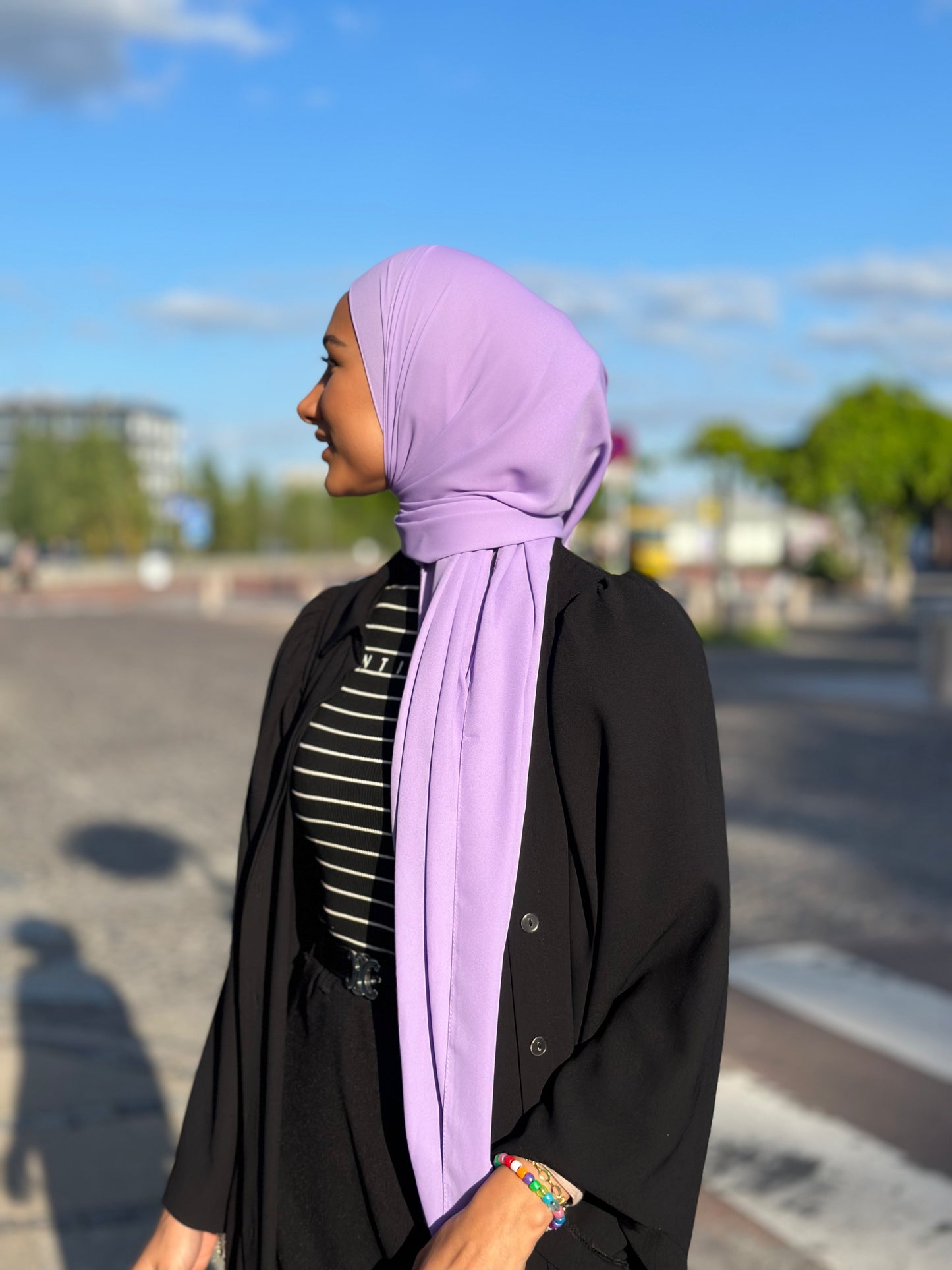 Lüks şifon - Leylak L100