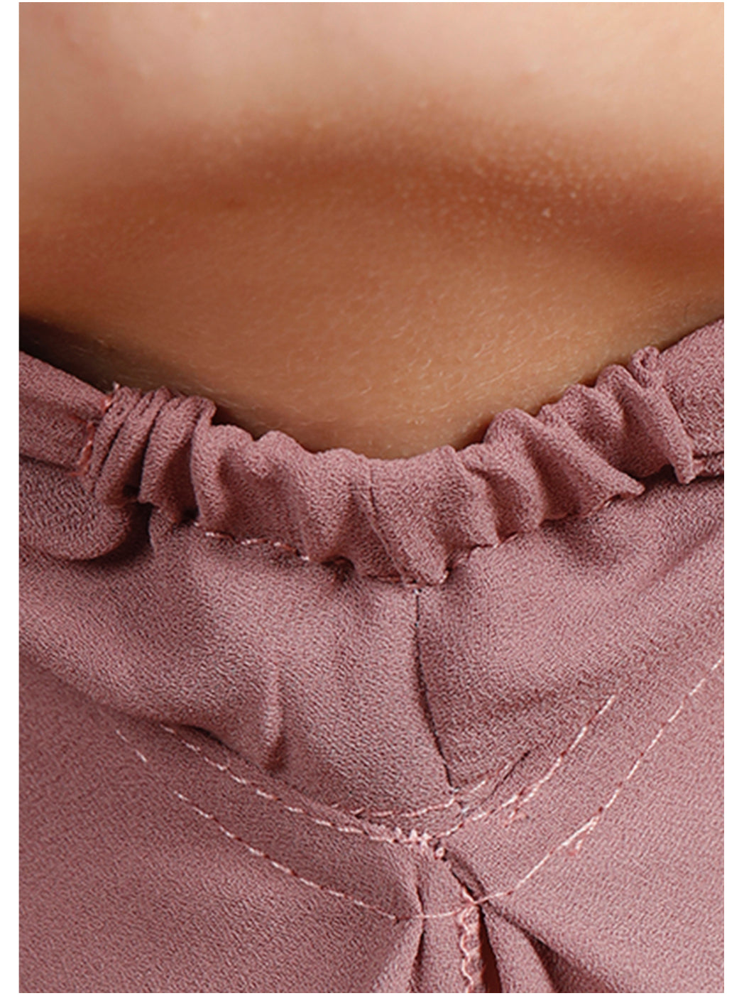 Rüya Şifon Tesettür - Old Rose dr08