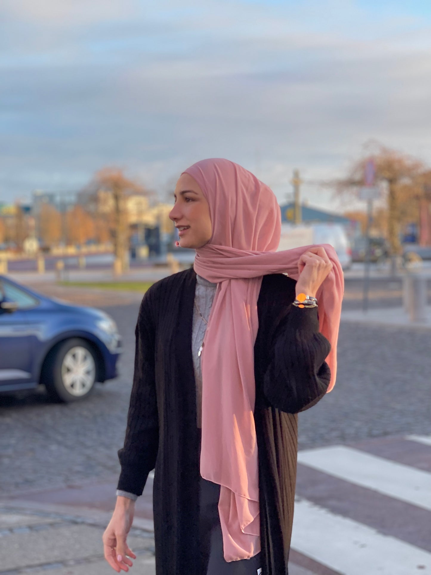 Gitmeye hazır şifon - Tozlu pudra GT34