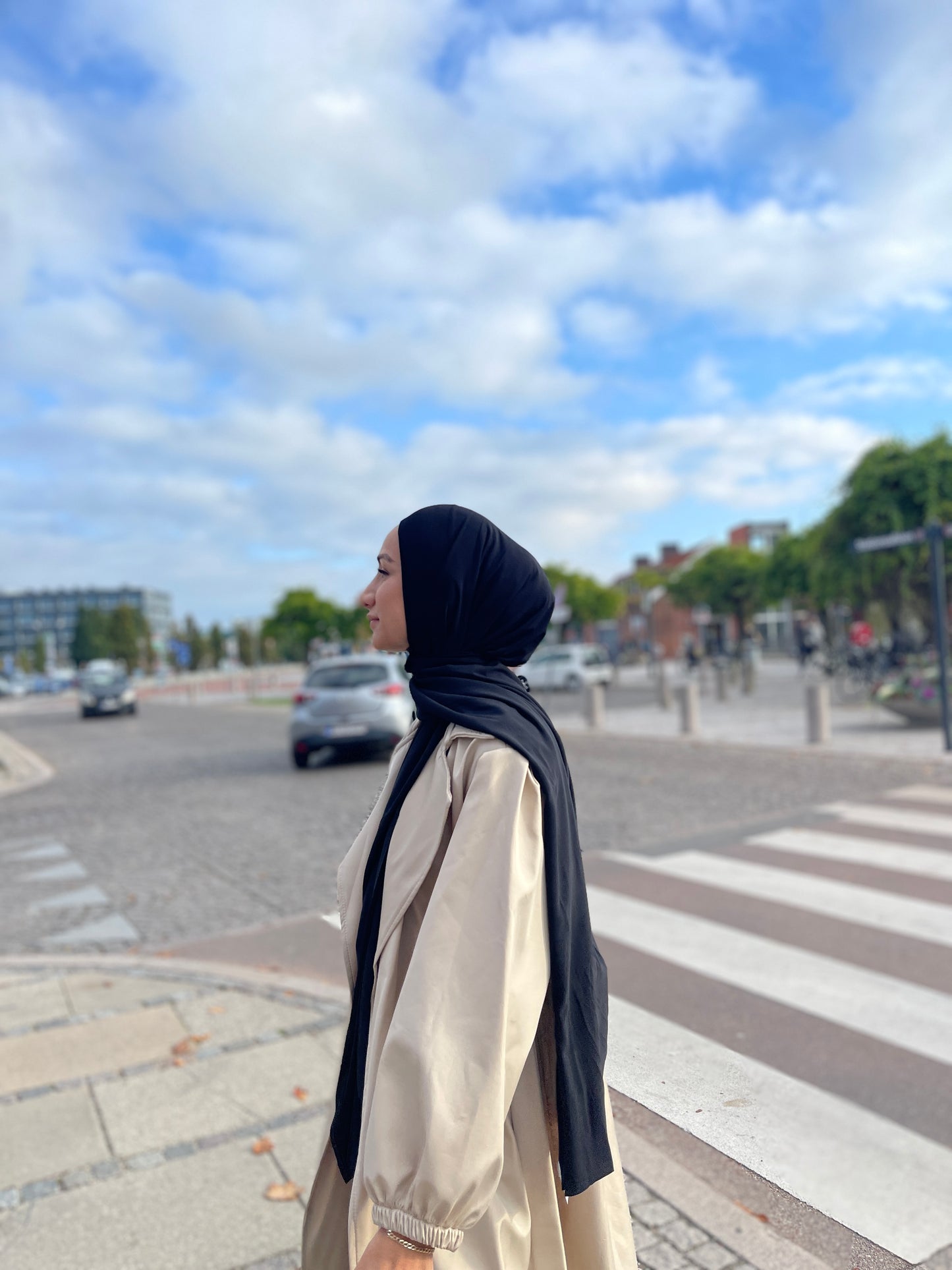 Likralı Tesettür - Siyah Ly01