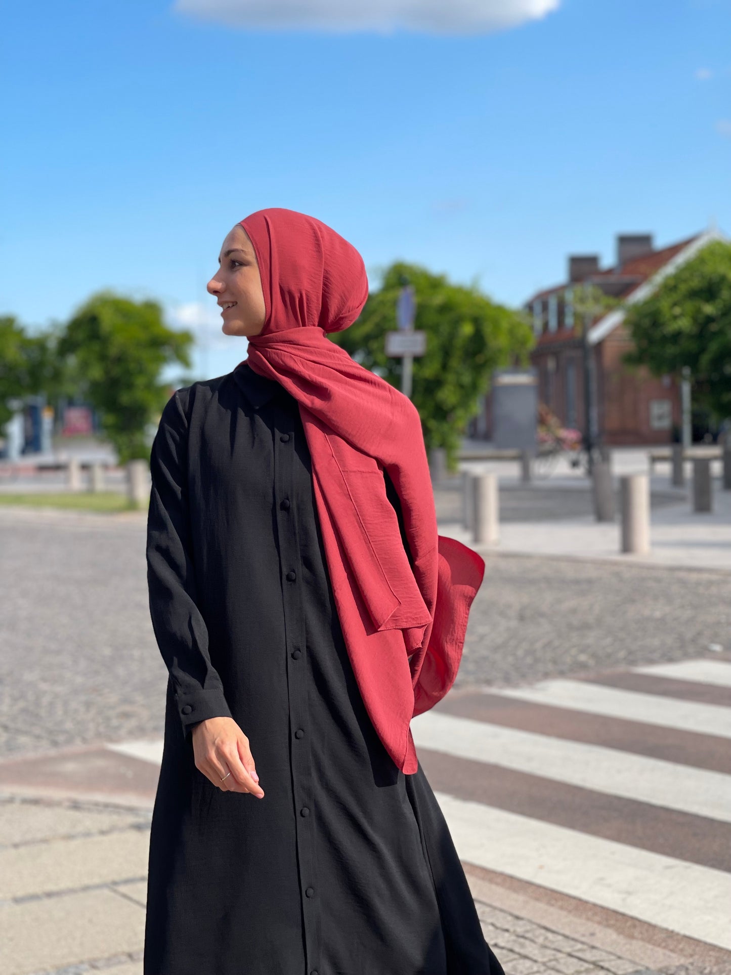 Caz Chiffon - Coral red 22