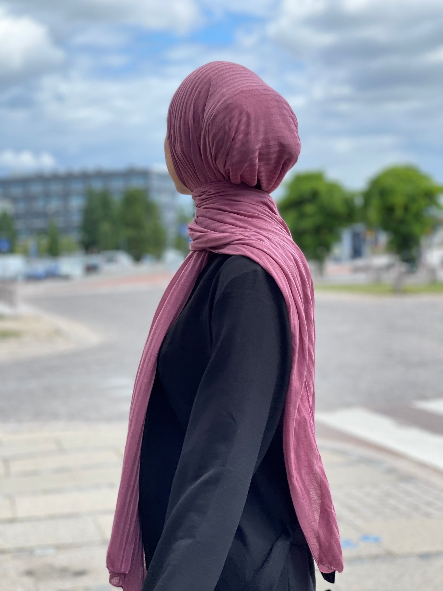 Ribanalı Jersey Tesettür - R11