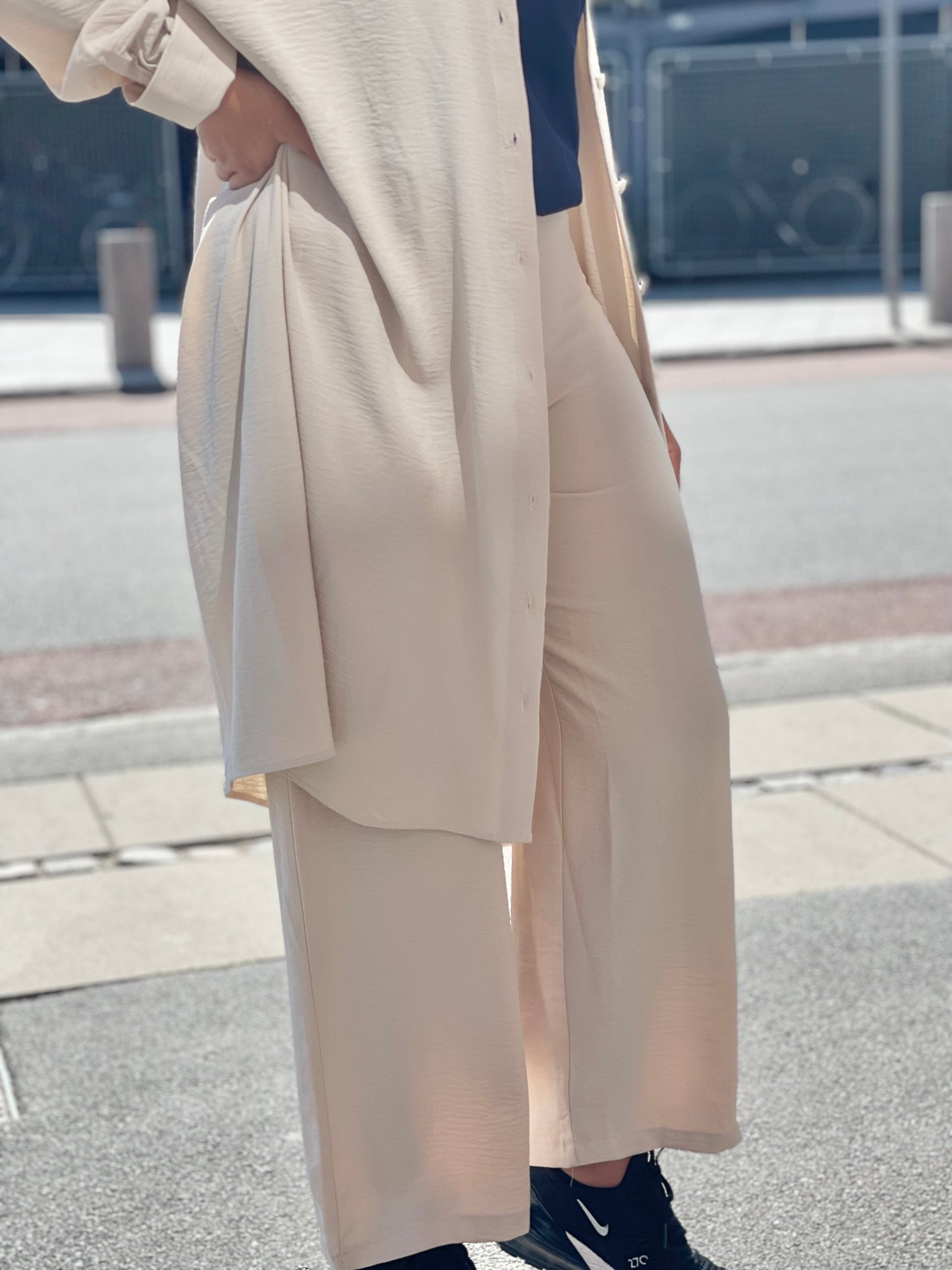 Açık Bej Palma Pantolon