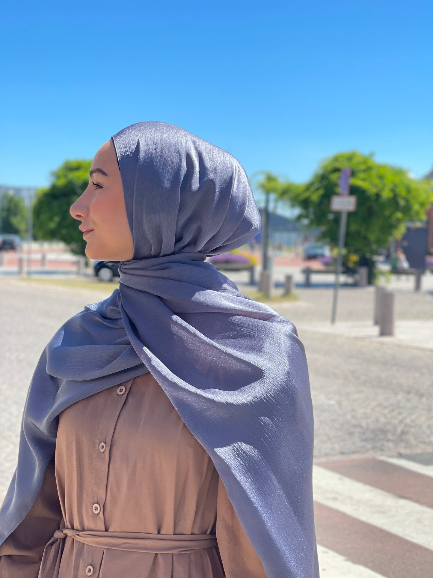 Shiny Silk Hijab - ss52