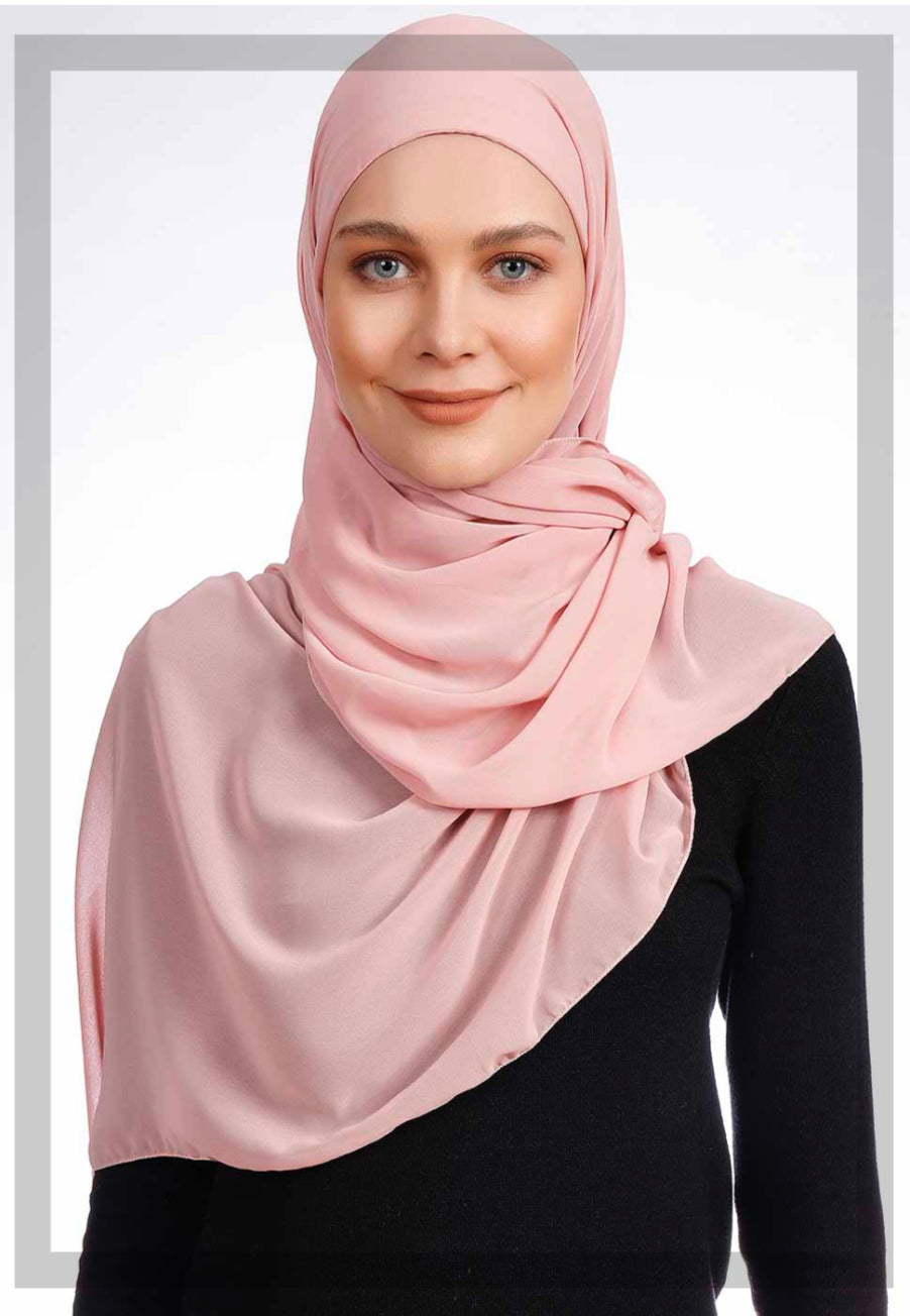 Gitmeye hazır şifon - Hafif pudra GT9