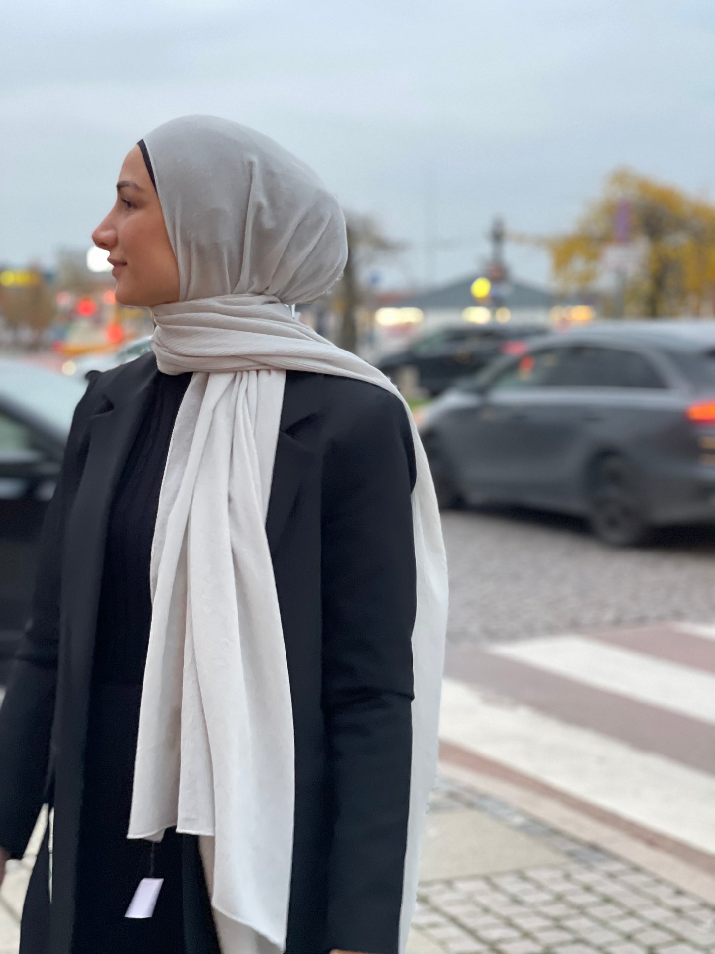 Mio Hijab - Light Grey 37